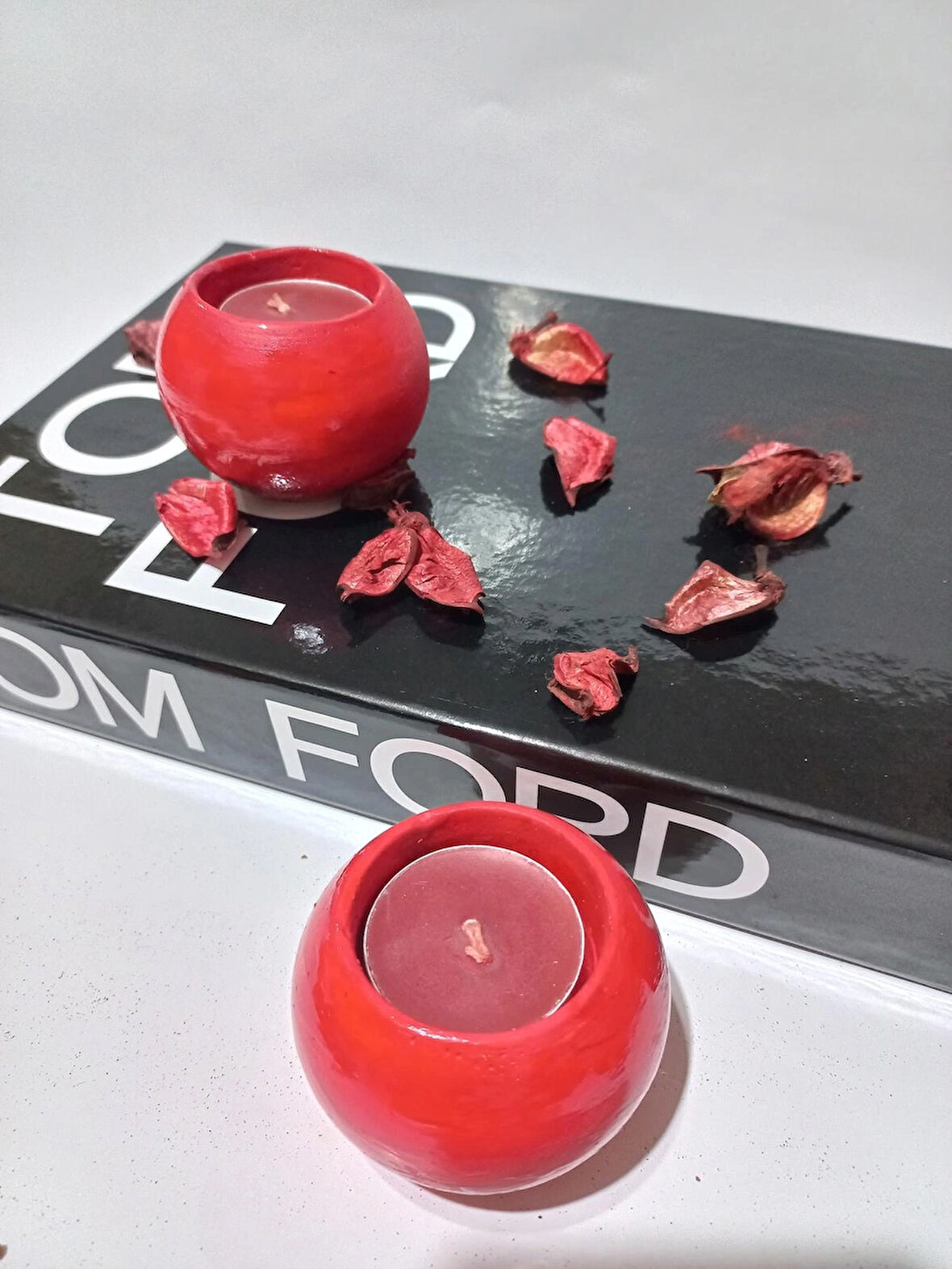 DÜZ YUVARLAK İKİLİ MUMLUK RANDOM