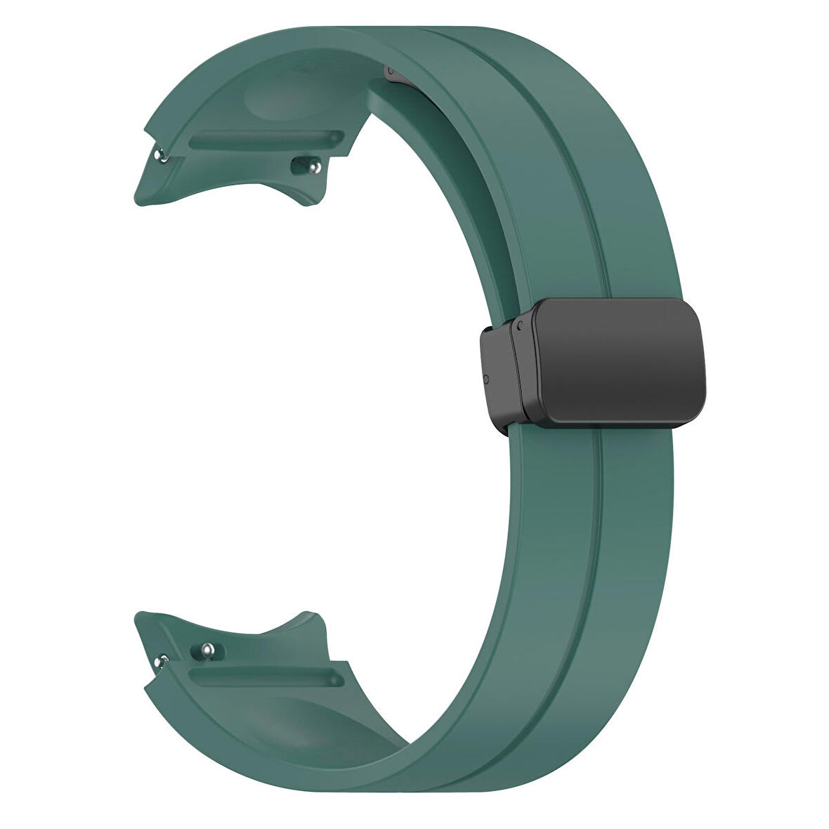 Gpack Samsung Galaxy Watch 4 uyumlu 42mm Kordon Silikon Ayarlanabilir Mıknatıslı HS24