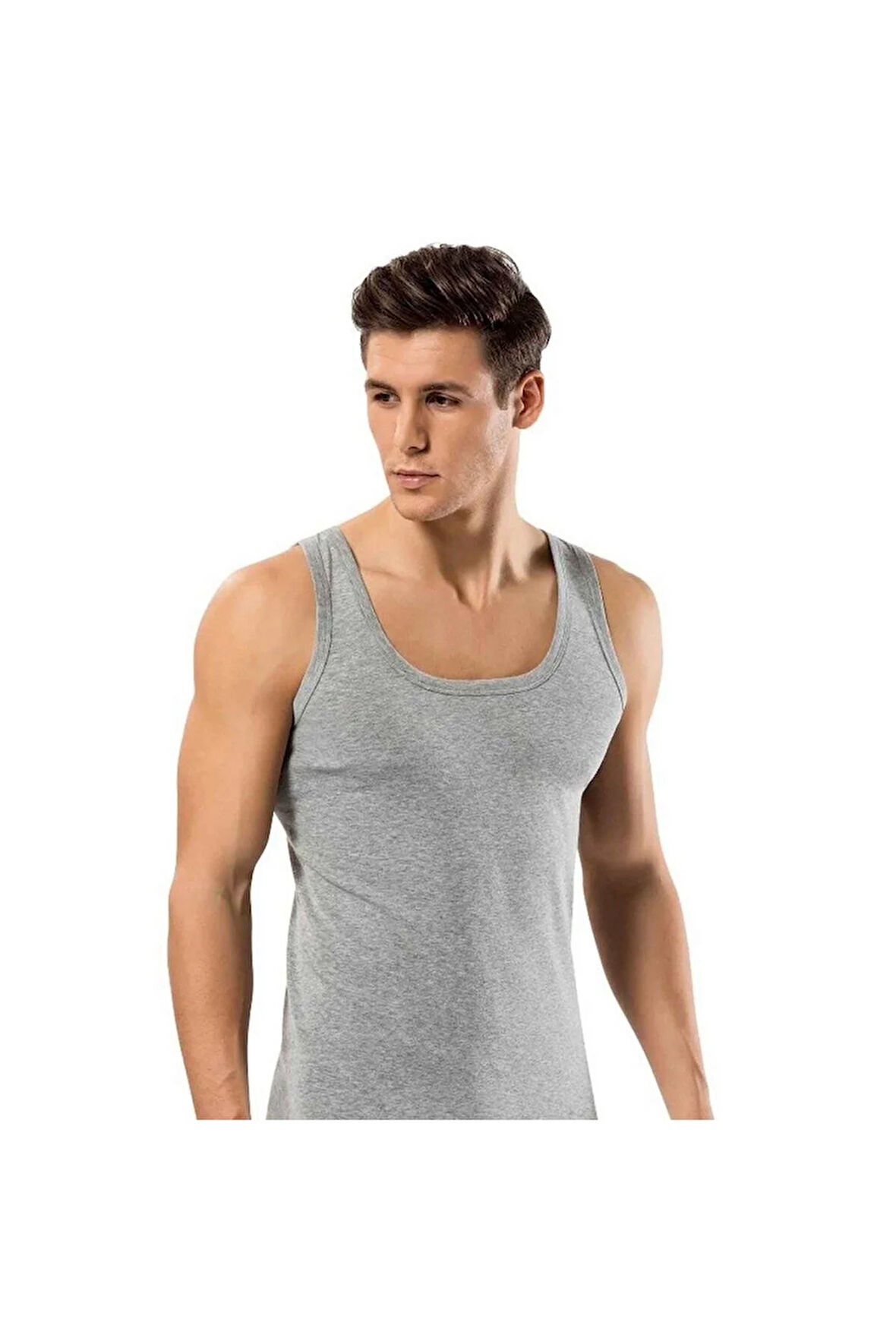 12'li Penye Erkek Atlet Gri 24001