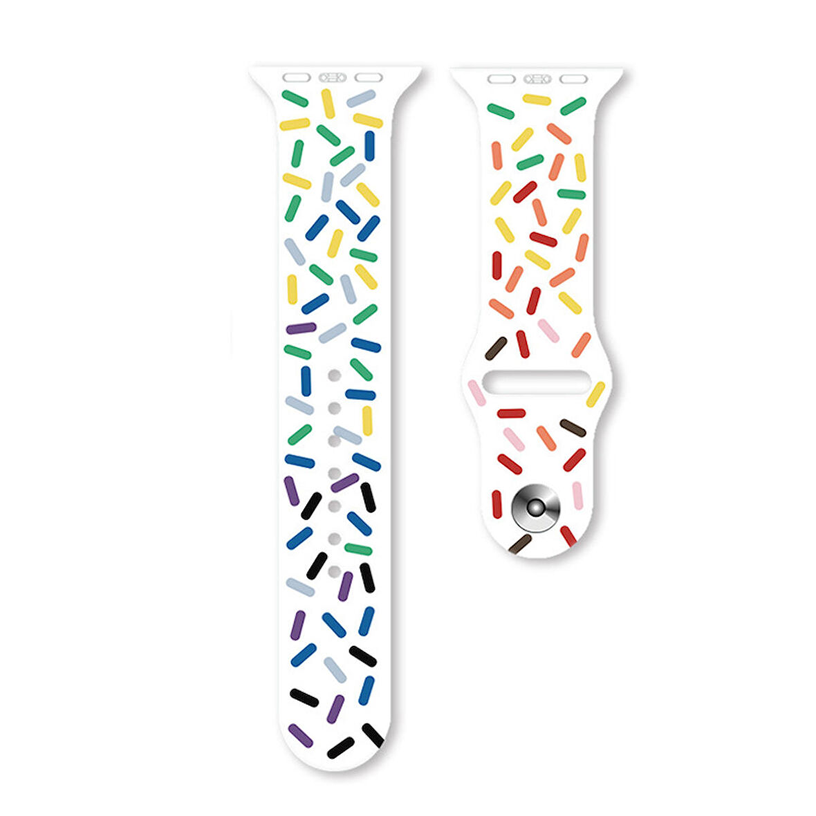Gpack Apple Watch 4 5 uyumlu 40mm Kordon Silikon Pride Spor Pozitif Renkler Sc10