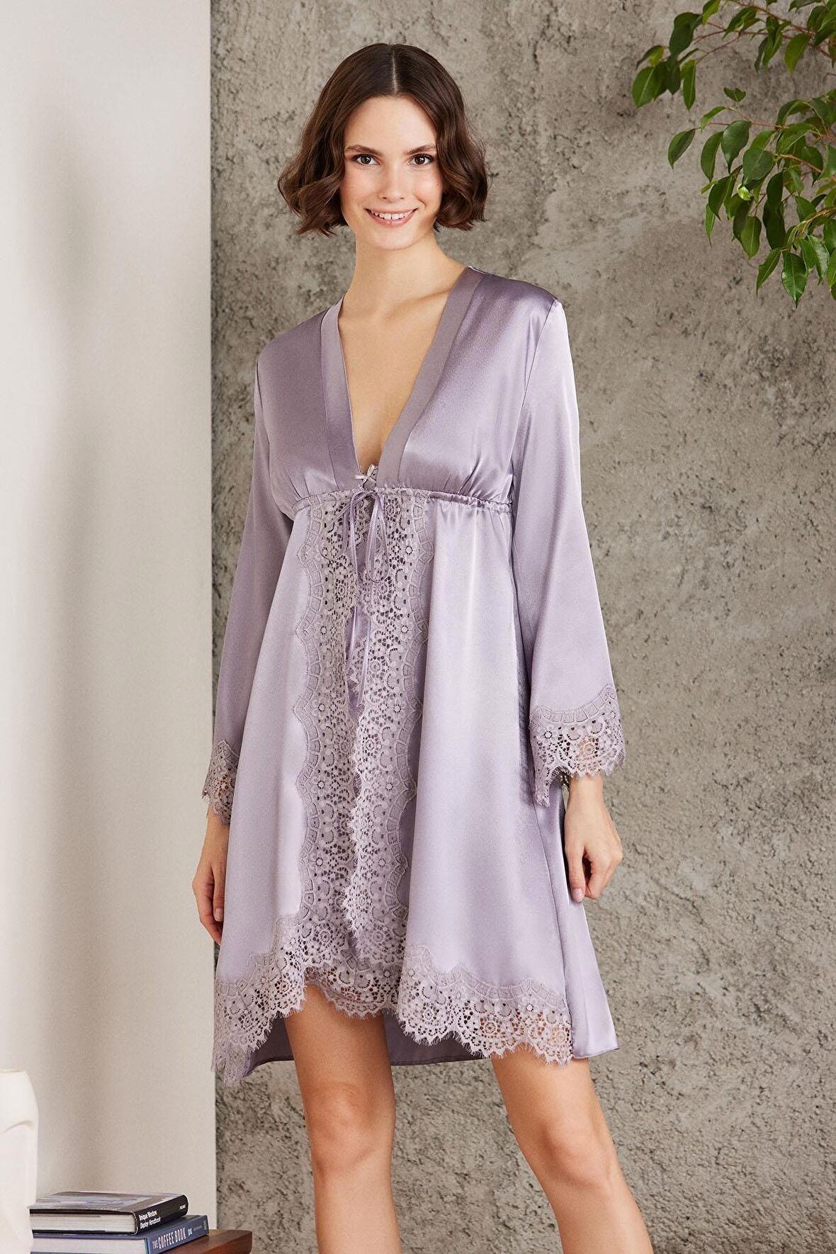 Saten Dörtlü Gelin Çeyiz Seti - 7045