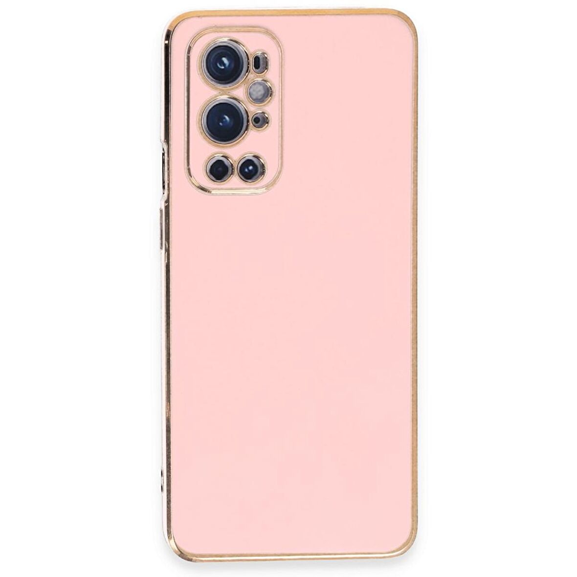 Gpack OnePlus 9 Pro Kılıf Bark Silikon Renkli Kenarları Parlak
