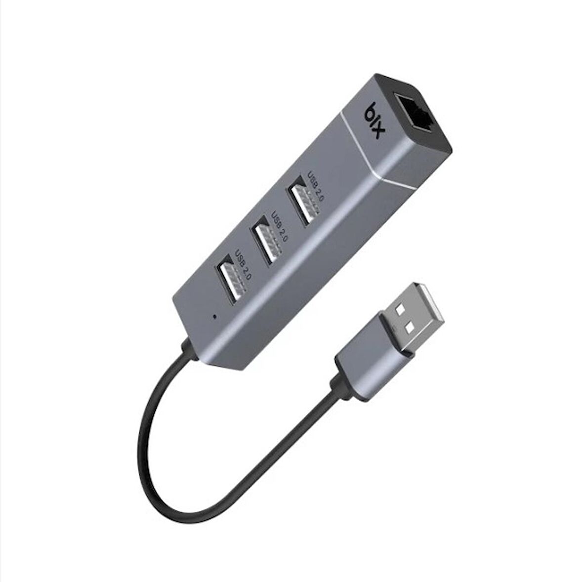 Bix 3 USB Portlu TF SD Kart Okuyucu Hub Çoklayıcı Dönüştürücü Adaptör