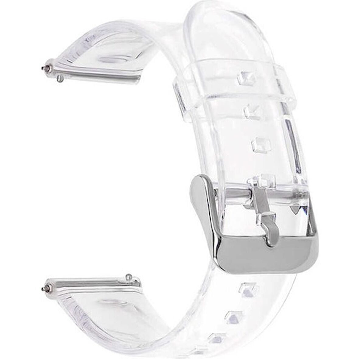 Gpack Kieslect KR Pro Limited Kordon Metal Tokalı Şeffaf Silikon KRD 13
