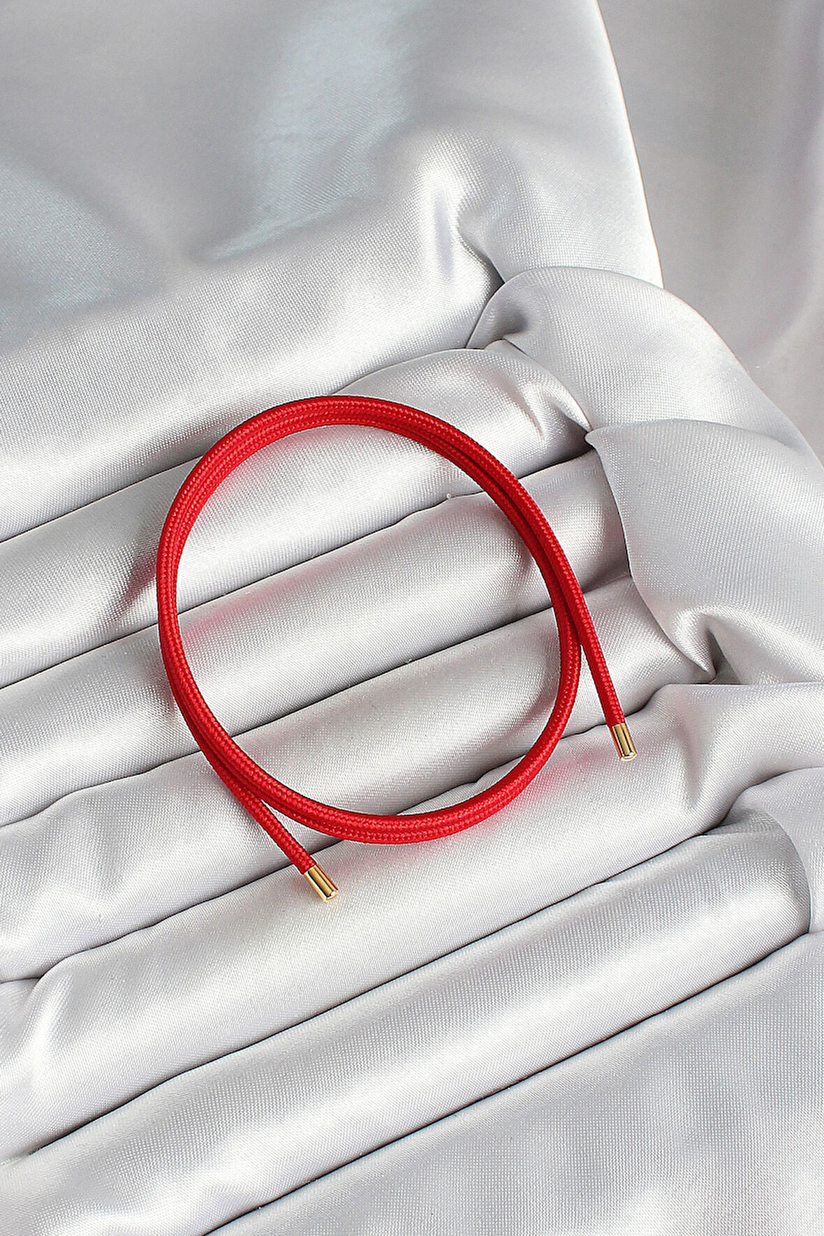 Mıknatıslı Kırmızı Renk Sarmal Kadın Bileklik