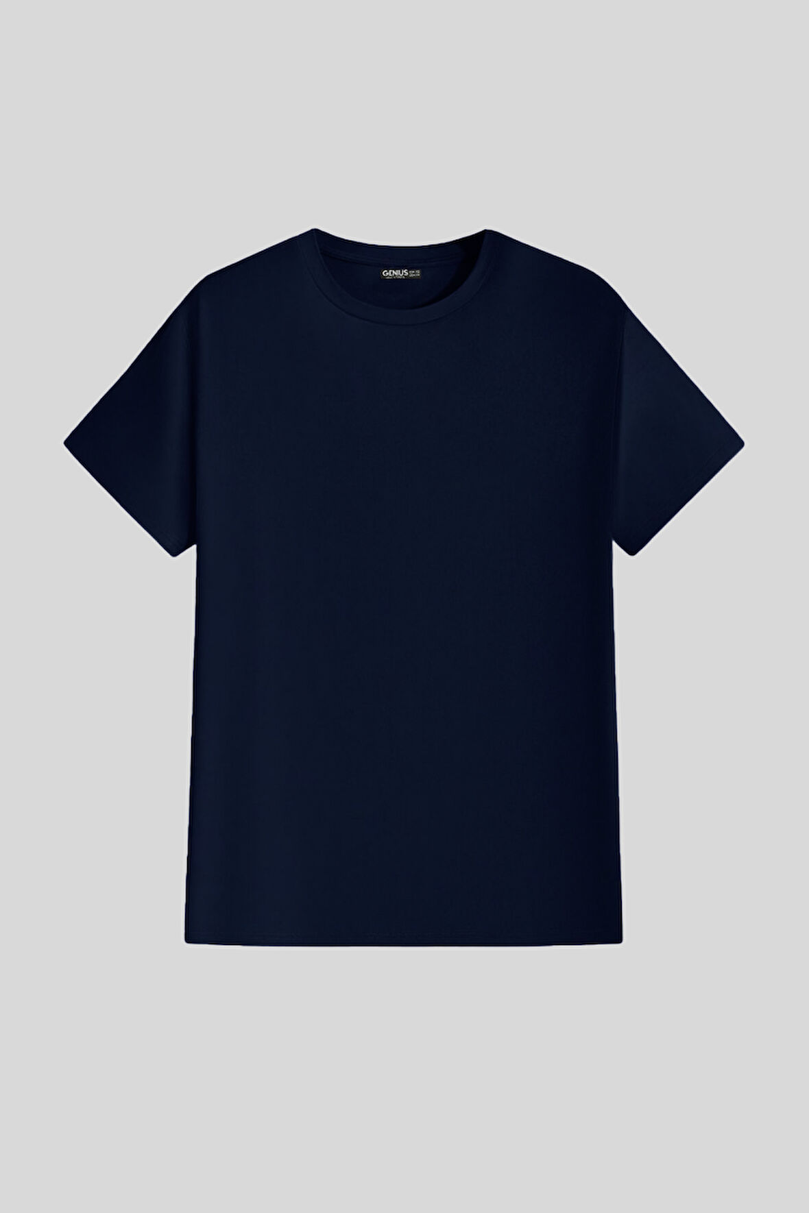 Erkek %100 Pamuk Slim Fit Dar Kesim Bisiklet Yaka BasicTişört BASIC-TSHIRT