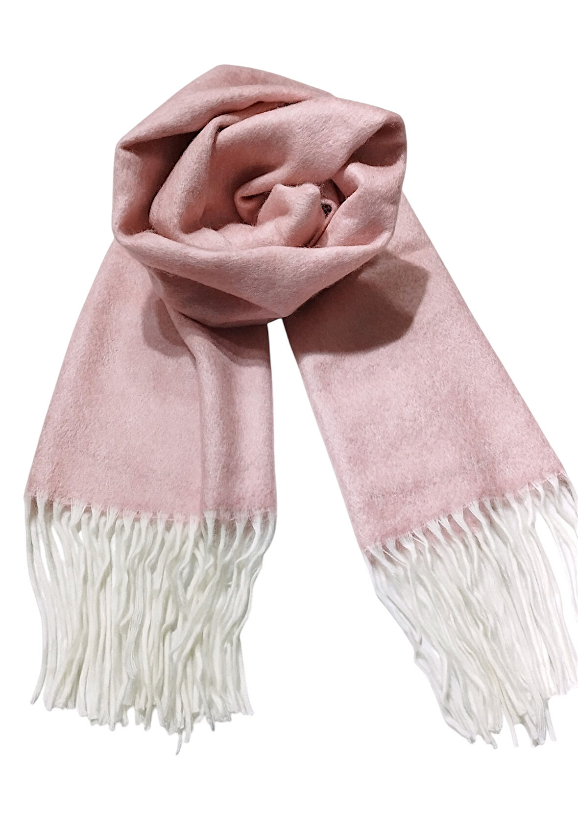 Pembe İnce Dokulu Yumoş kadin Atkı(180*45)