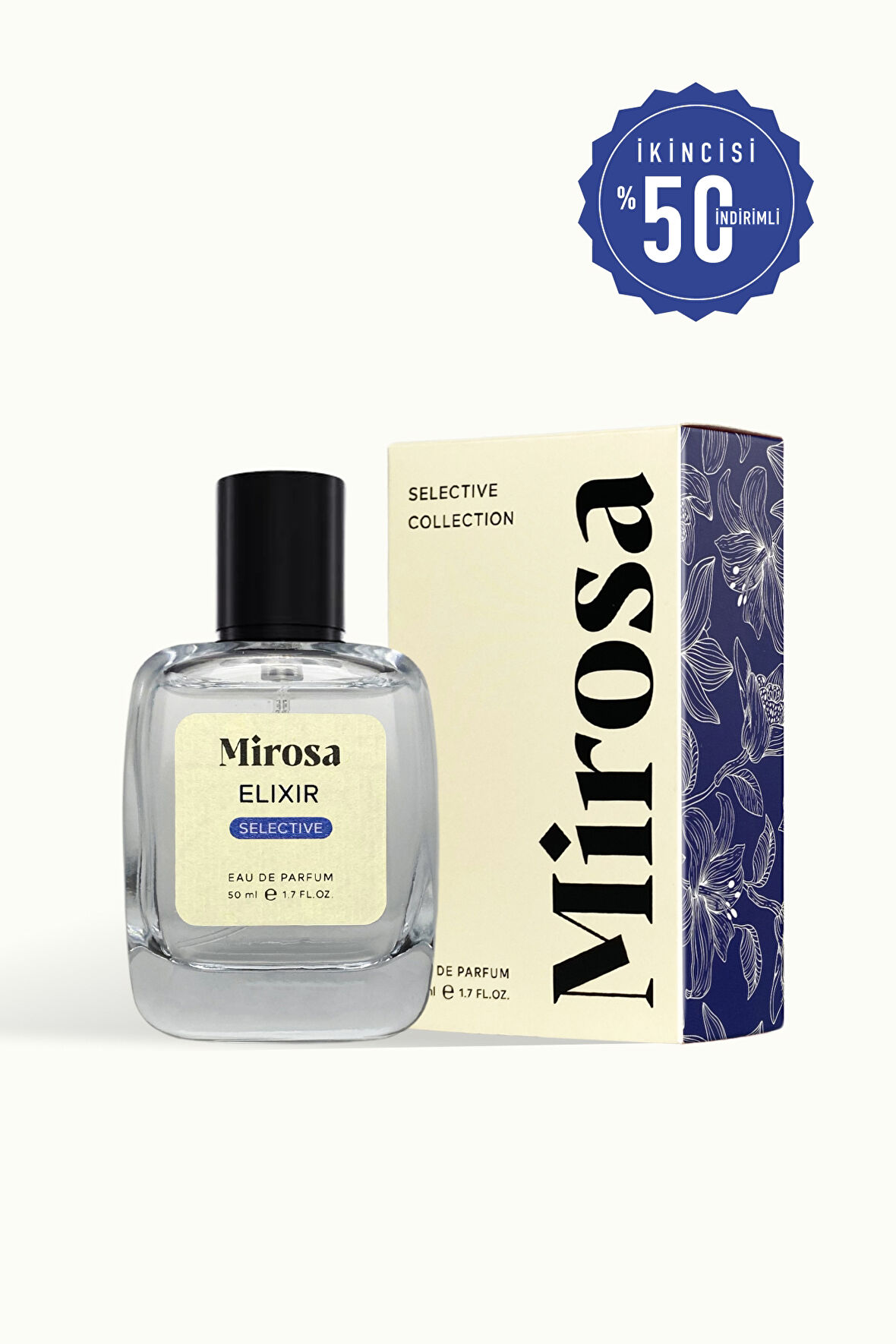 Mirosa Elixir Selective Dinlendirilmiş Kalıcı Erkek Parfümü Premium EDP 50ml S507