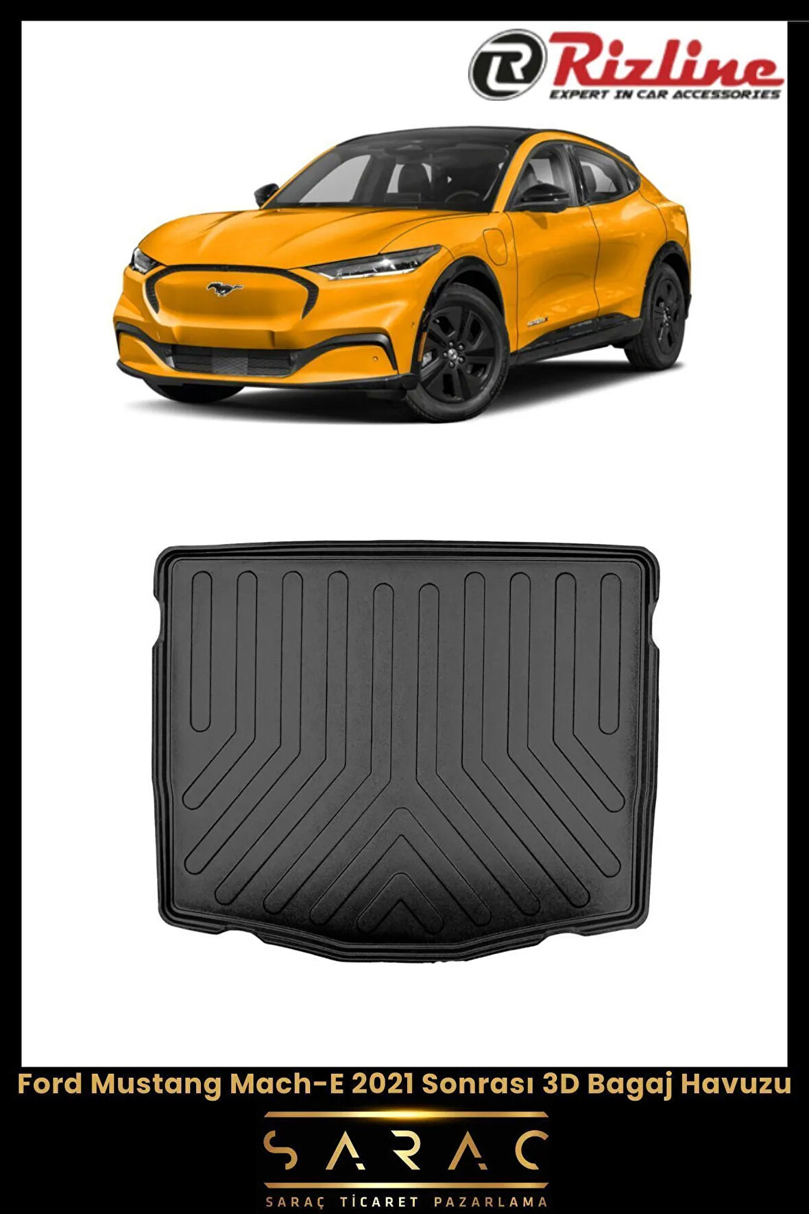 Rizline Ford Mustang Mach-E 2023 Model 3D Bagaj Havuzu