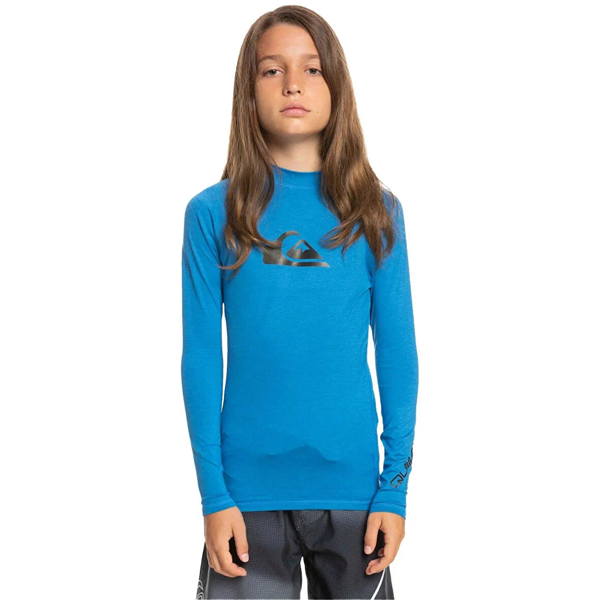 Quiksilver All Time UV Korumalı Uzun Kollu Çocuk Mayosu EQBWR03213-Blue
