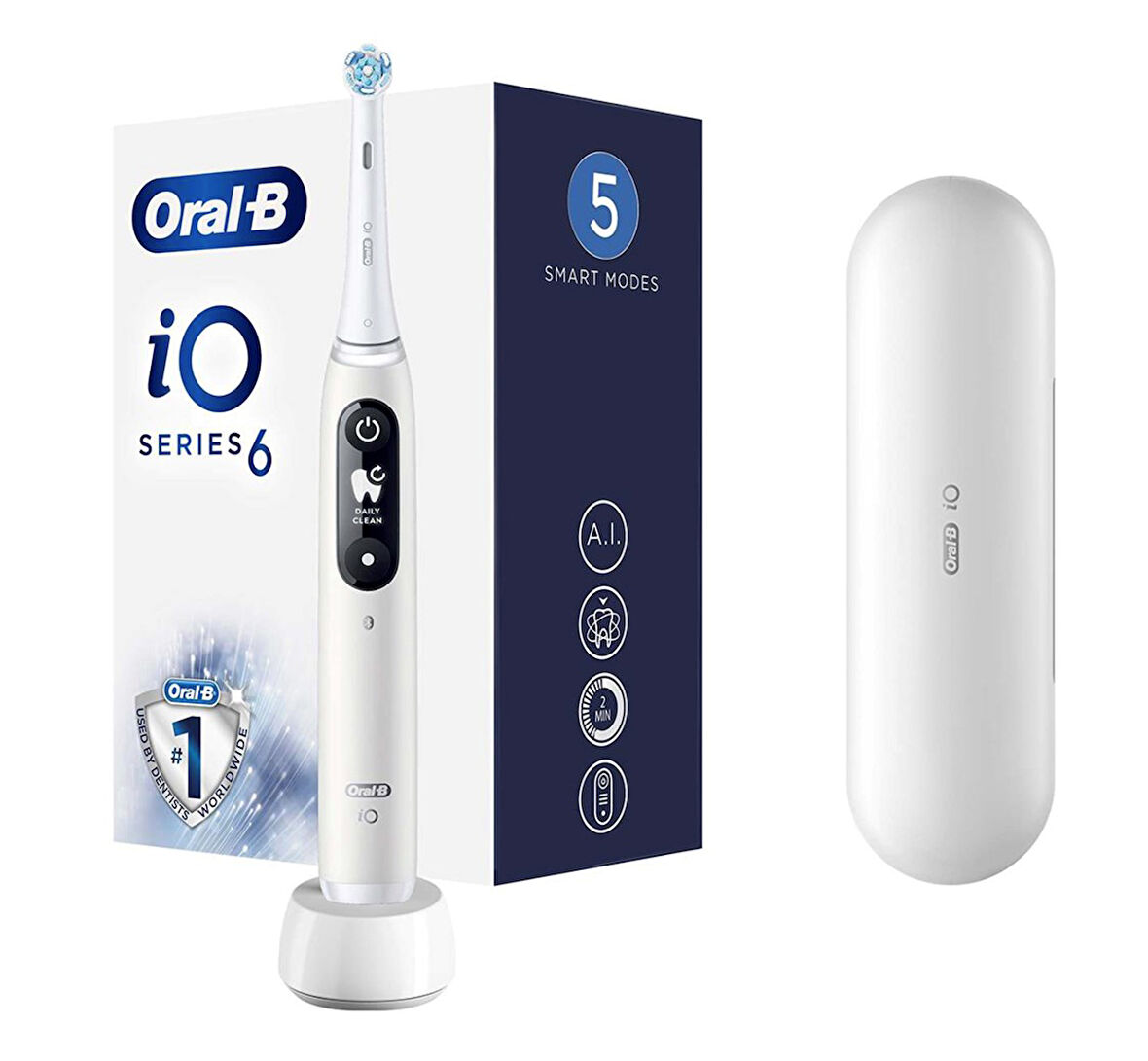 Oral-B iO 6 Şarjlı Diş Fırçası - Beyaz