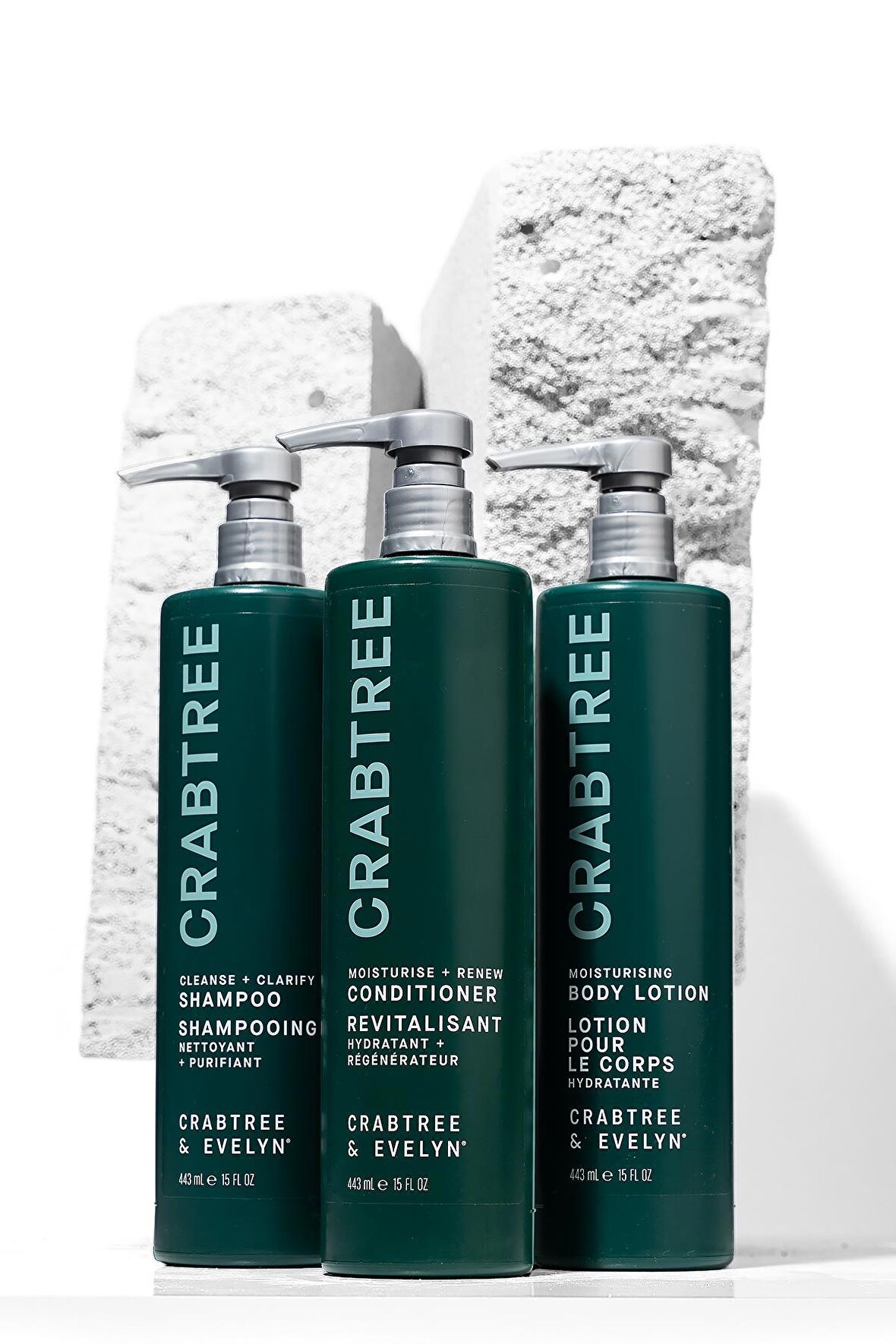 Cleanse + Clarify Shampoo 443 ml + Conditioner 443 ml + Body Lotion 443 ml