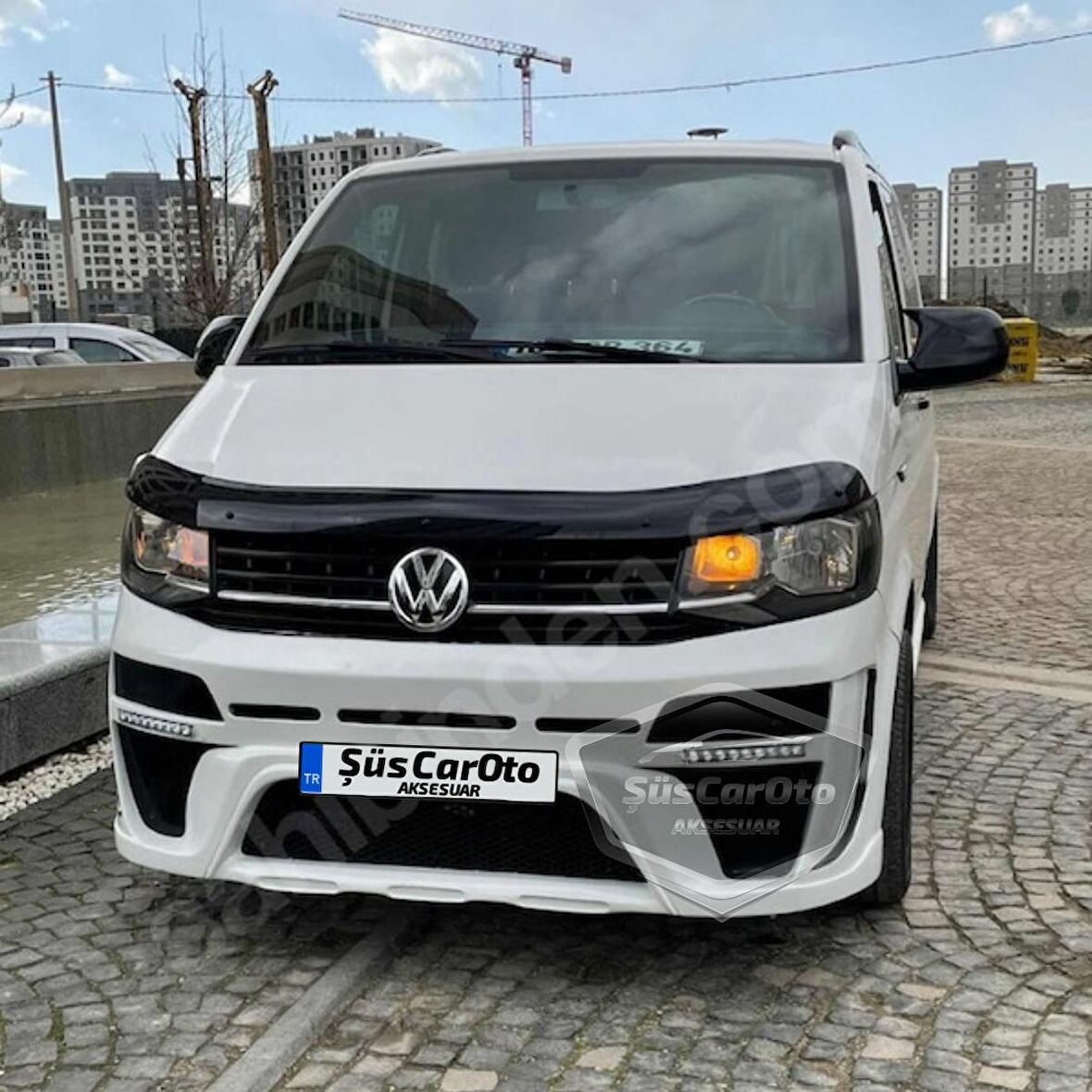 Vw Transporter T6 - T7 2010-2022 Uyumlu Batman Yarasa Ayna Kapağı Piano Black ABS Plastik