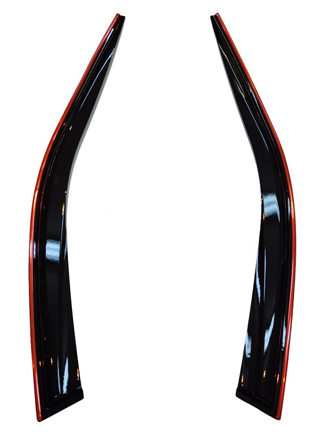 Kıa Bongo Kırmızı Kromlu Cam Rüzgarlığı 2-Li