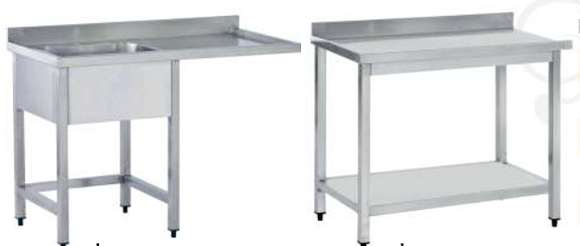 Pimak Bulaşık Makinesi Giriş-Çıkış Tezgahı