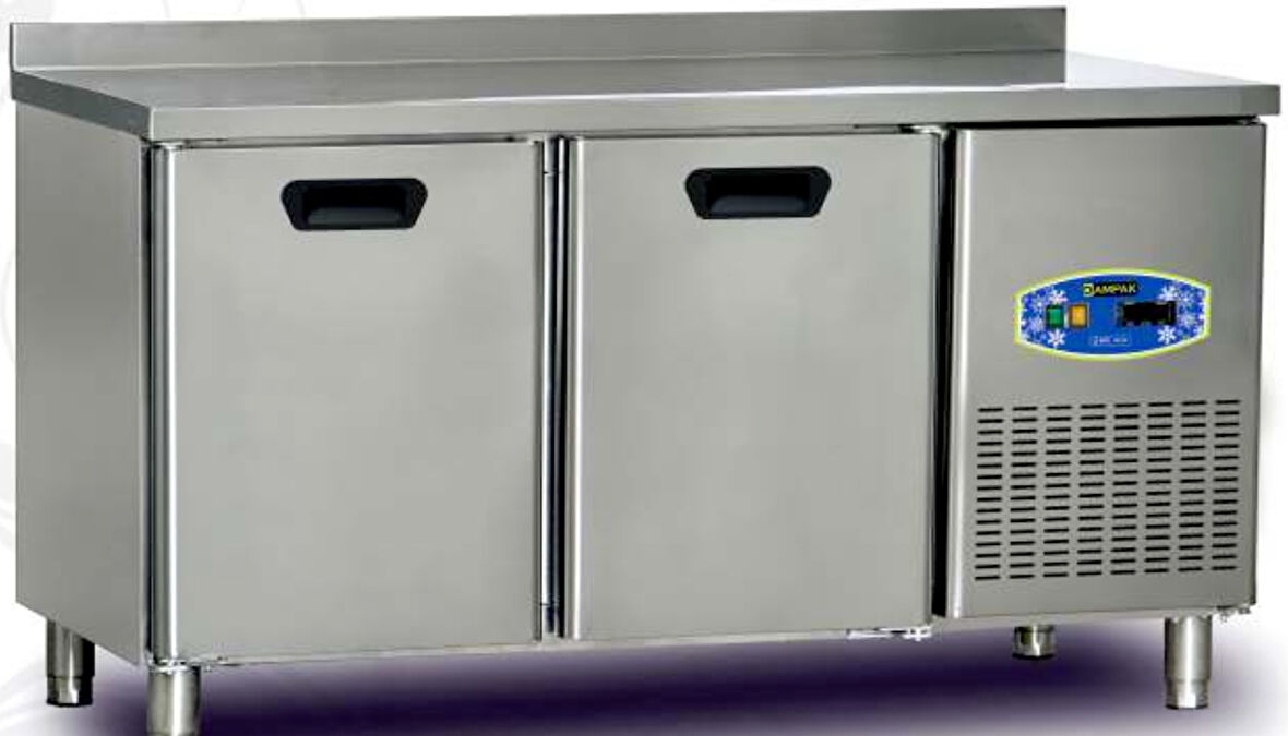 Dampak Cam Kapılı Tezgah Tipi Buzdolabı 335 Litre 150 x 70 x 85 (cm)