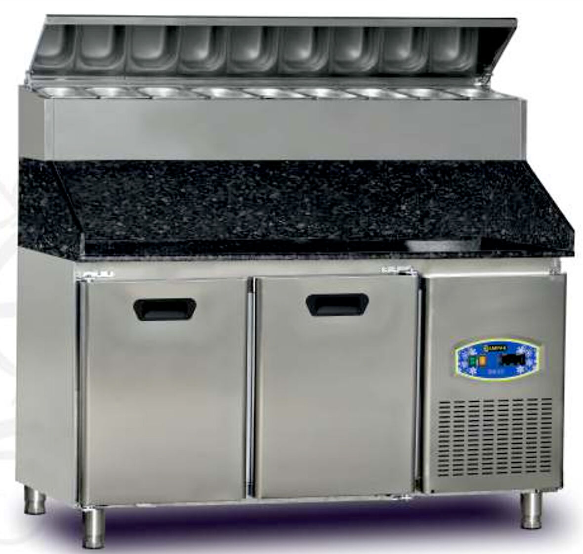 Dampak Pizza Hazırlık Buzdolabı Yüksek Model Tek Kapılı196 litre 100 x 70 x 133 (cm)