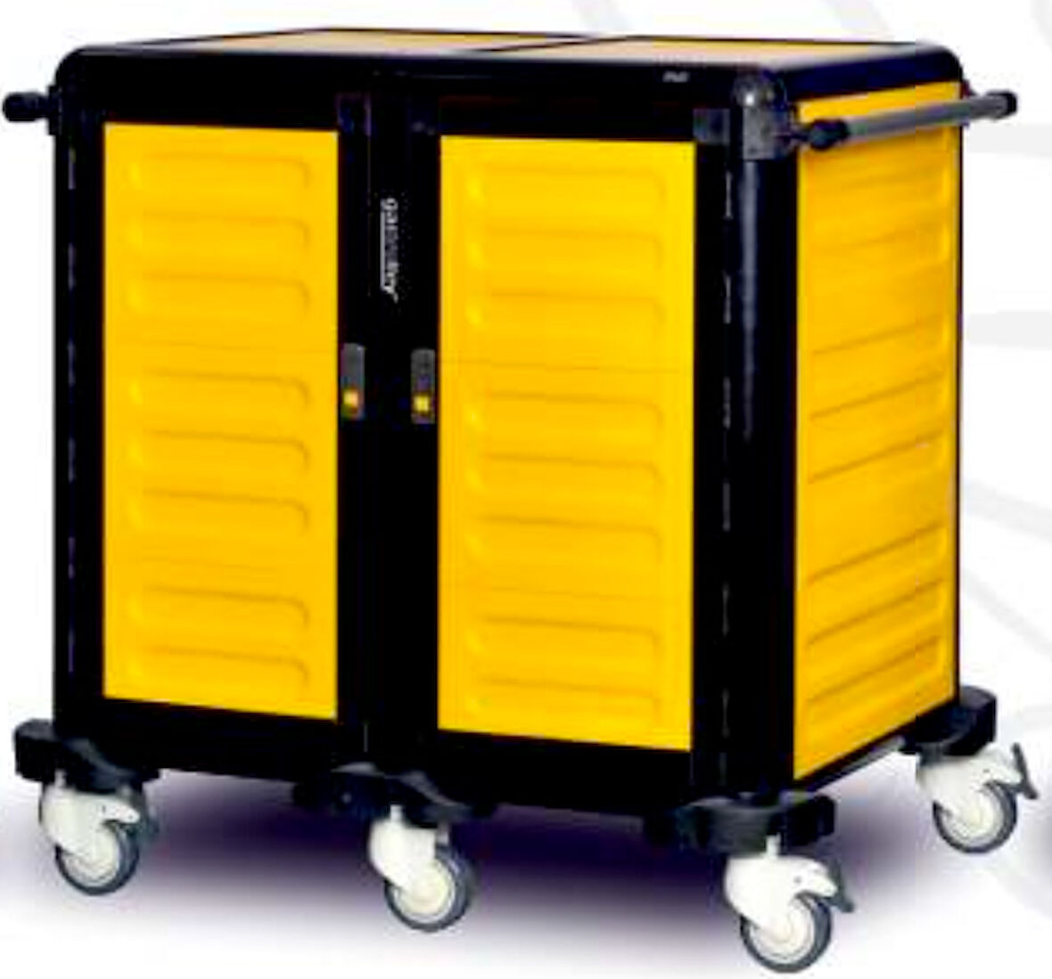 Gastrolley İkili Gn Küvet Taşıma Arabası 75 (2 Yanı+ Arka Kapalı)