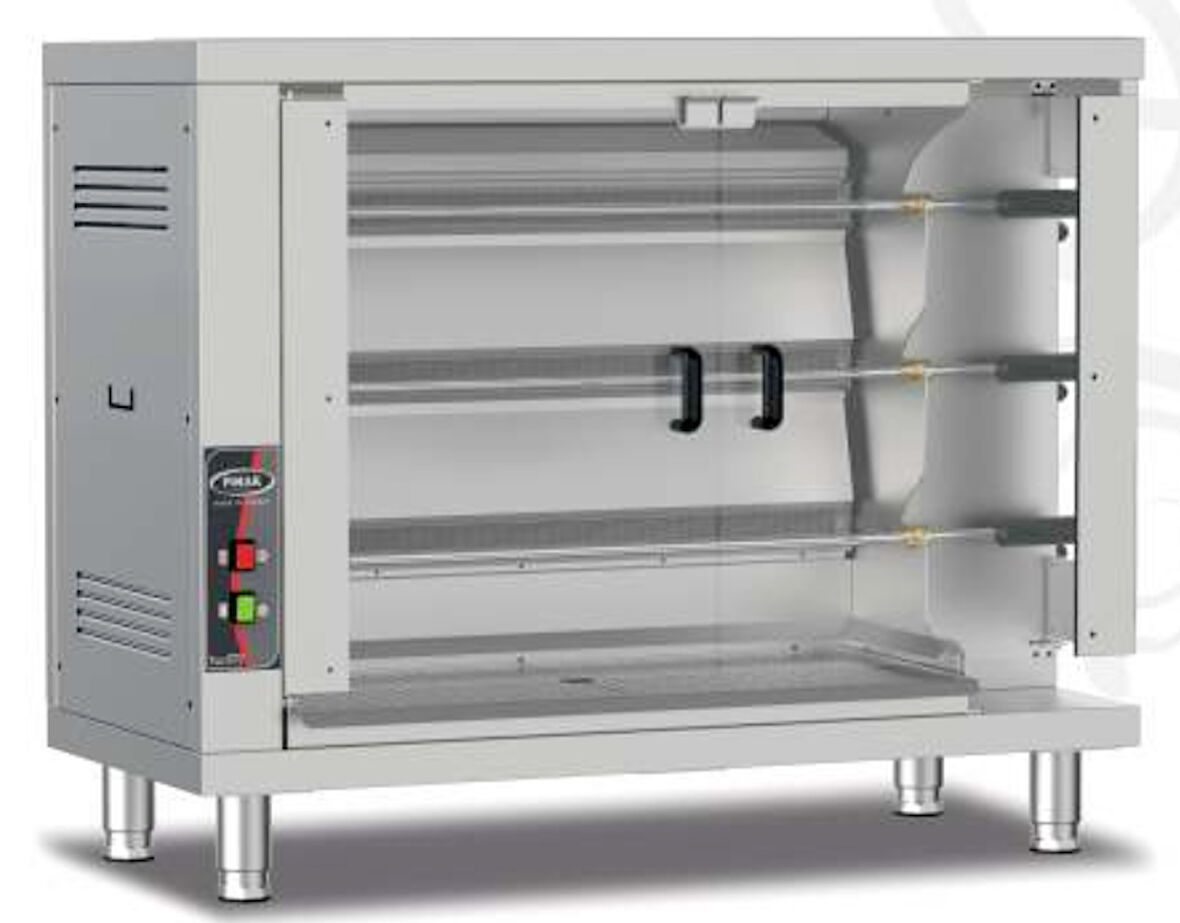 Pimak Radyanlı Piliç Çevirme Makinesi Tüplü 24 Piliç