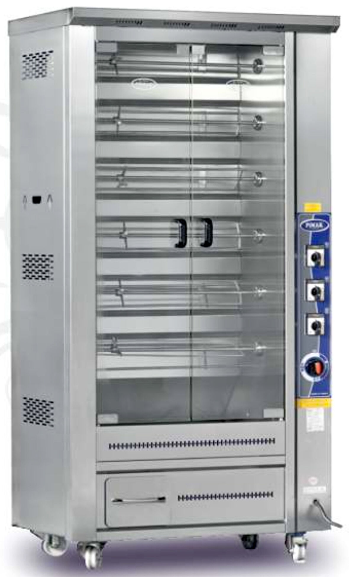 Pimak Dik Tip Piliç Çevirme Makinesi 30 piliç Elektrikli