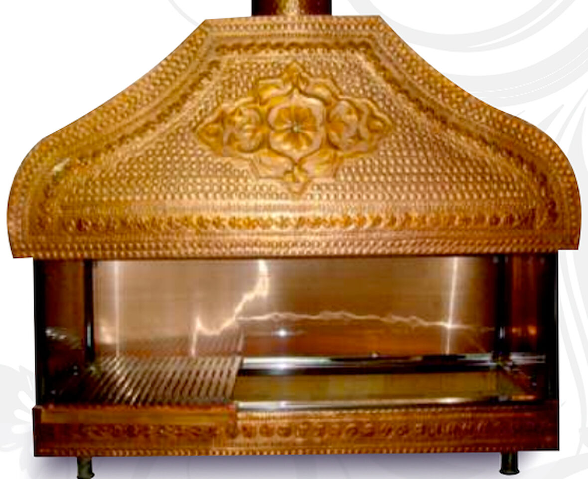 Pimak Bakır Izgara Kapalı 150 x 45 x 120 (cm)