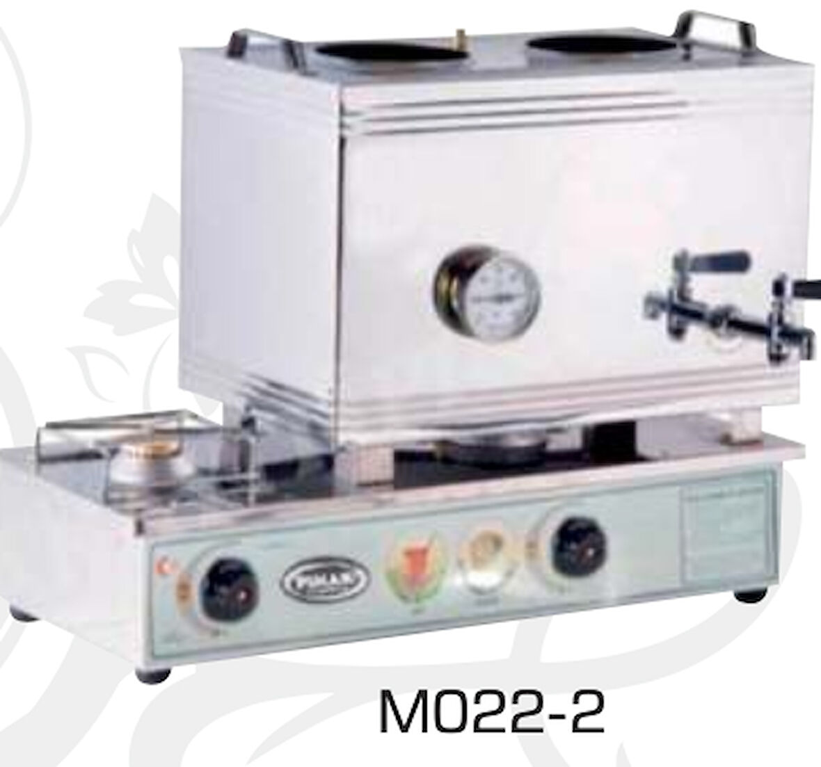 Pimak Tüplü Çay Kazanı 2 Demlikli 23 litre Ekonomik