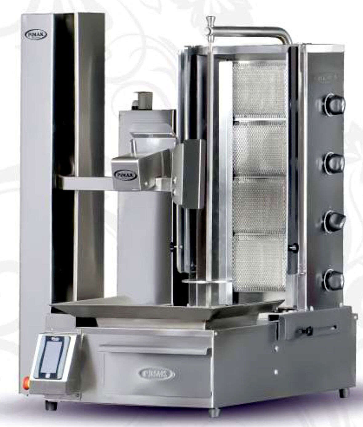 Pimak Robot Döner Makinaları 6+6 Radyanlı Doğalgazlı