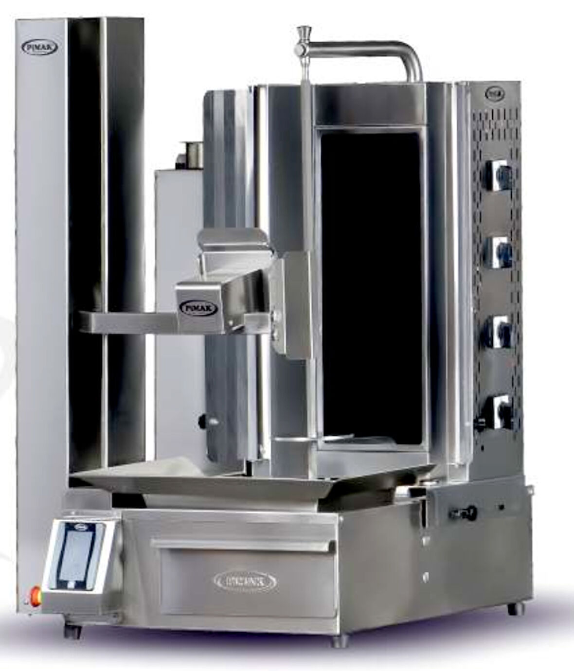 Pimak Robot Döner Makinaları 4+4 Radyanlı Elektrikli