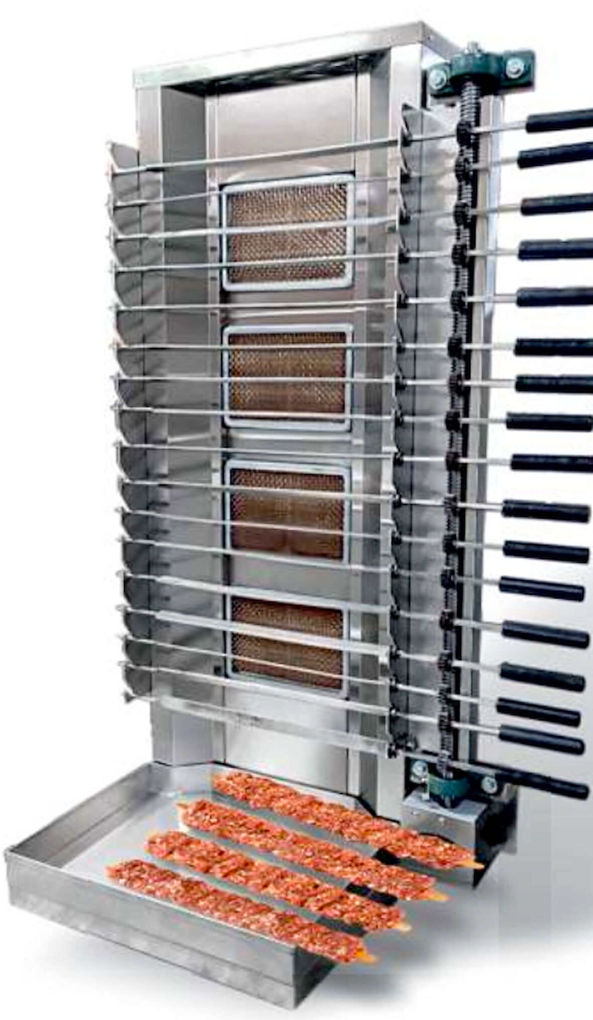 Pimak Doğalgazlı Dönerli Kebap Makinası 4 Radyan