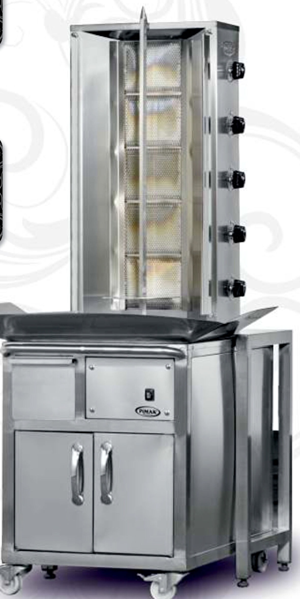 Pimak Tüplü Arabalı Döner Makinası 4 Radyan