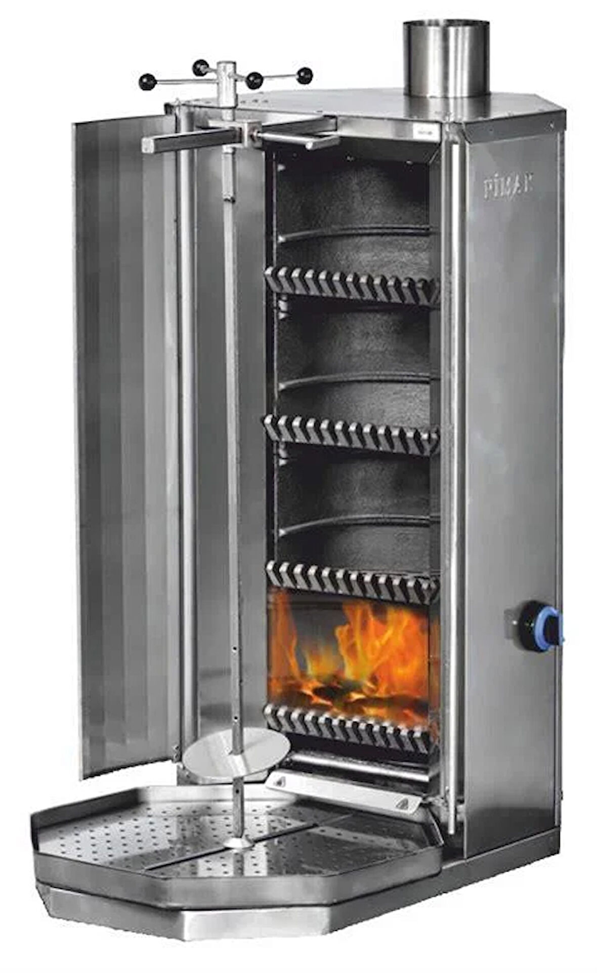 Pimak Lav Taşlı Döner Makinesi 4 Radyan