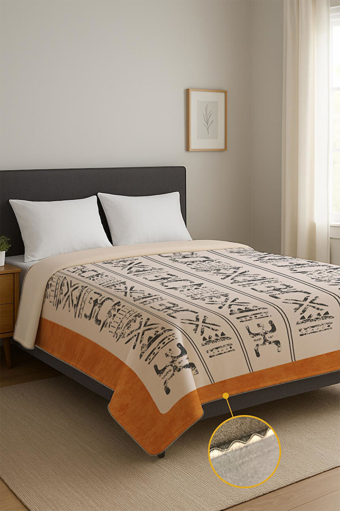 Soft Touch Çift Kişilik Yumuşak Dokulu Modern Konfor Serisi Battaniye YBT0006