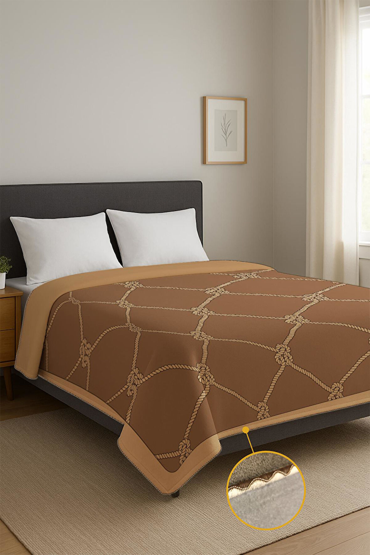 Soft Touch Çift Kişilik Yumuşak Dokulu Modern Konfor Serisi Battaniye YBT0012