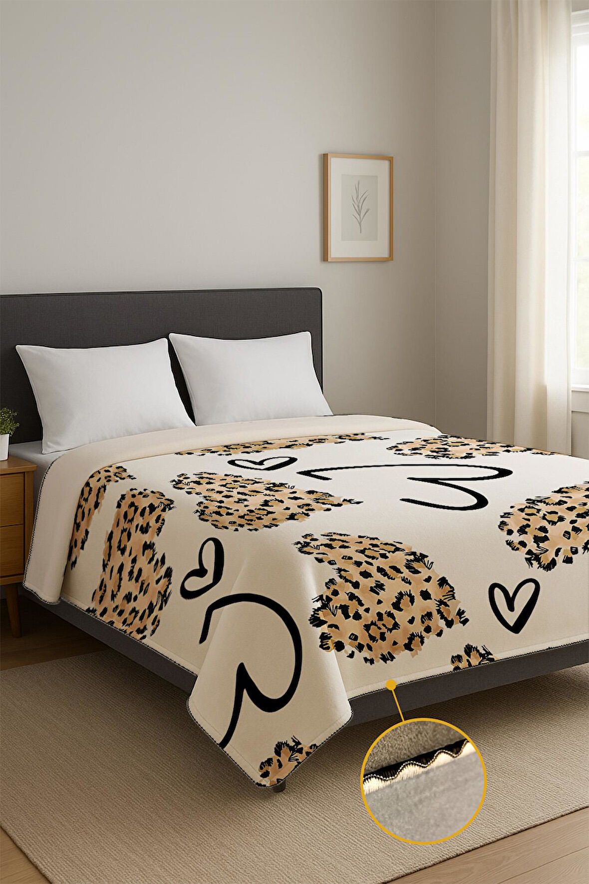 Soft Touch Çift Kişilik Yumuşak Dokulu Modern Konfor Serisi Battaniye YBT0013