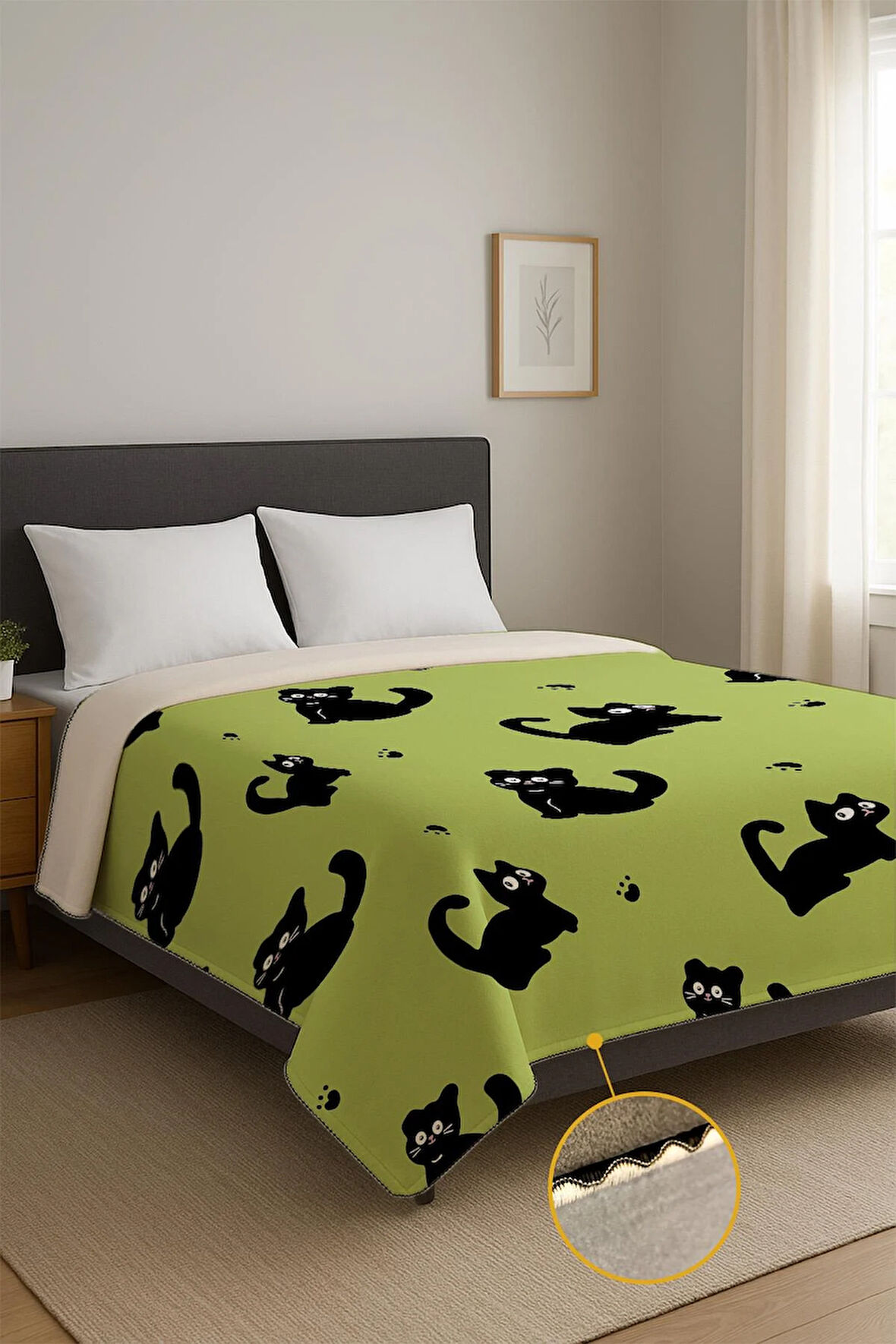 Soft Touch Çift Kişilik Yumuşak Dokulu Modern Konfor Serisi Battaniye YBT0014