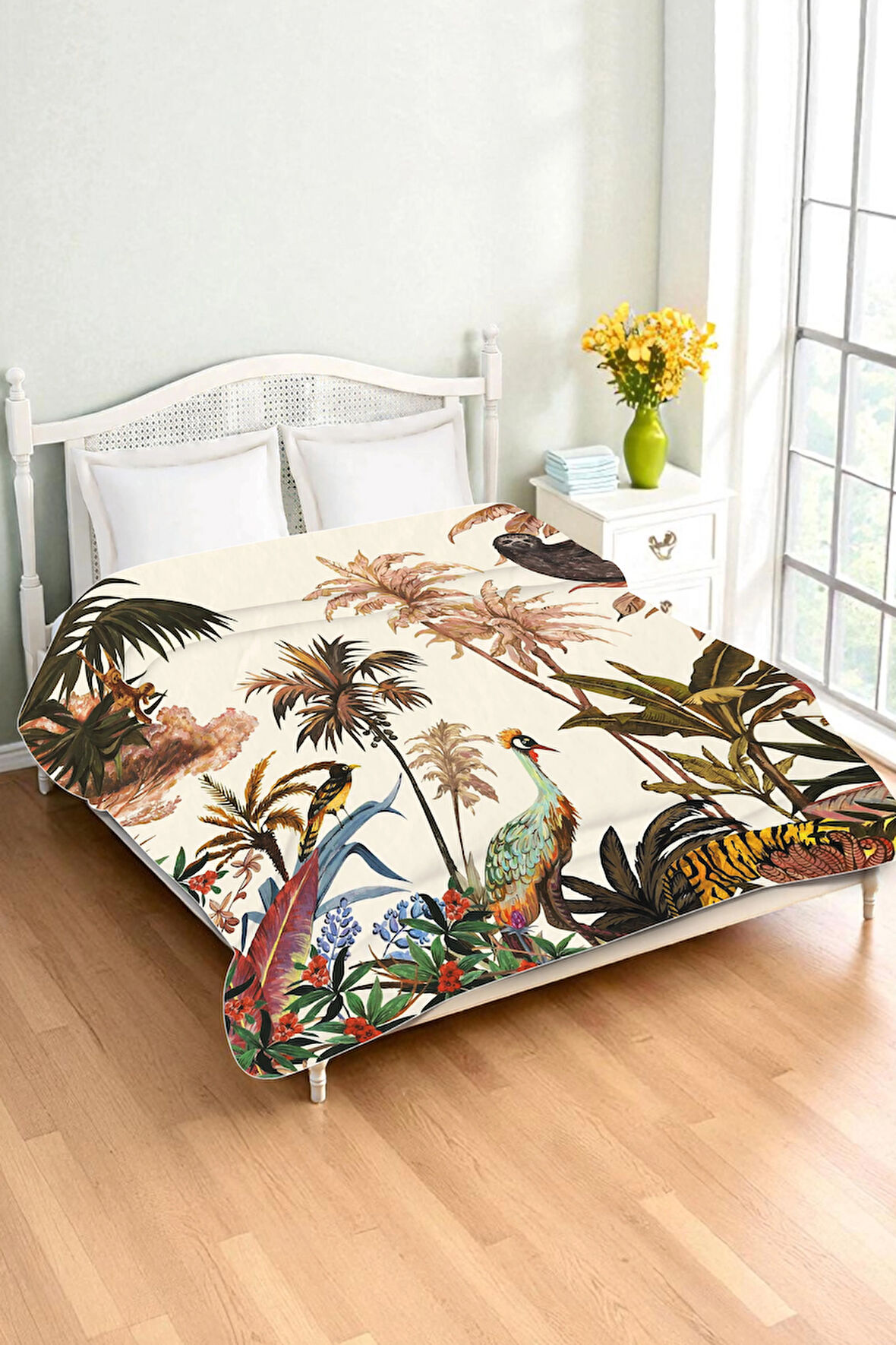 Lüks Çift Kişilik Bambu Battaniye Yumuşacık  ve Şık Tasarım (200X220 cm) BBT0002