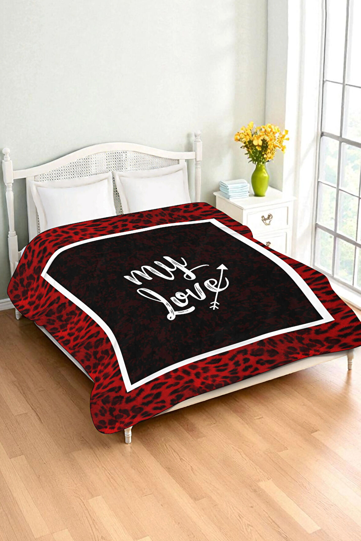 Lüks Çift Kişilik Bambu Battaniye Yumuşacık  ve Şık Tasarım (200X220 cm) BBT0003