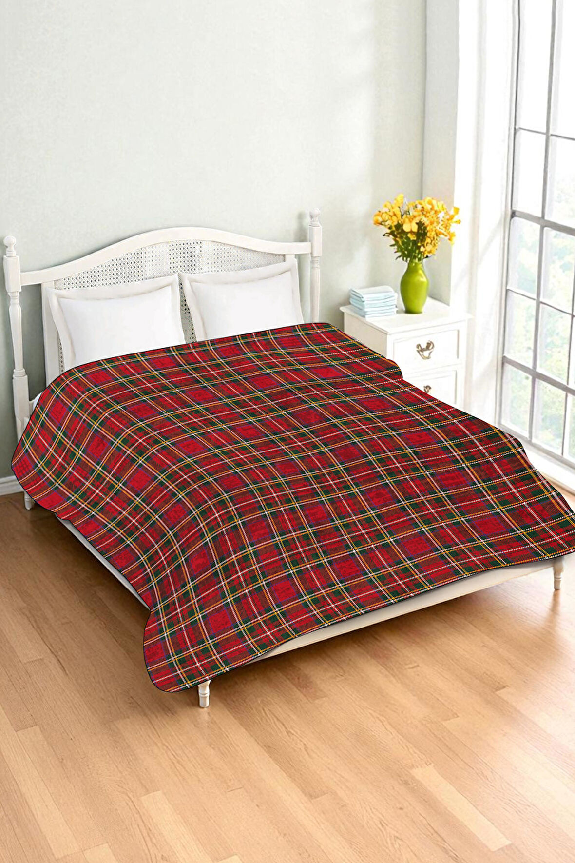 Lüks Çift Kişilik Bambu Battaniye Yumuşacık  ve Şık Tasarım (200X220 cm) BBT0004