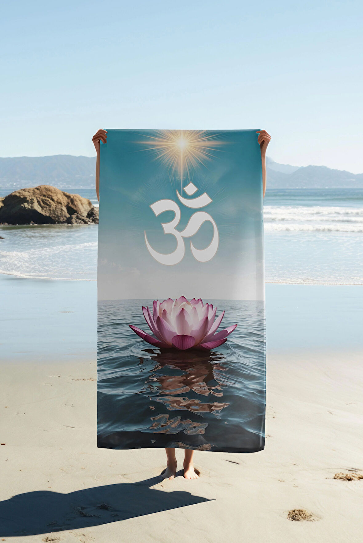 Dijital Baskı Plaj Deniz Havlusu Modern Desenli Peştamal (80X160 cm) HVL0061