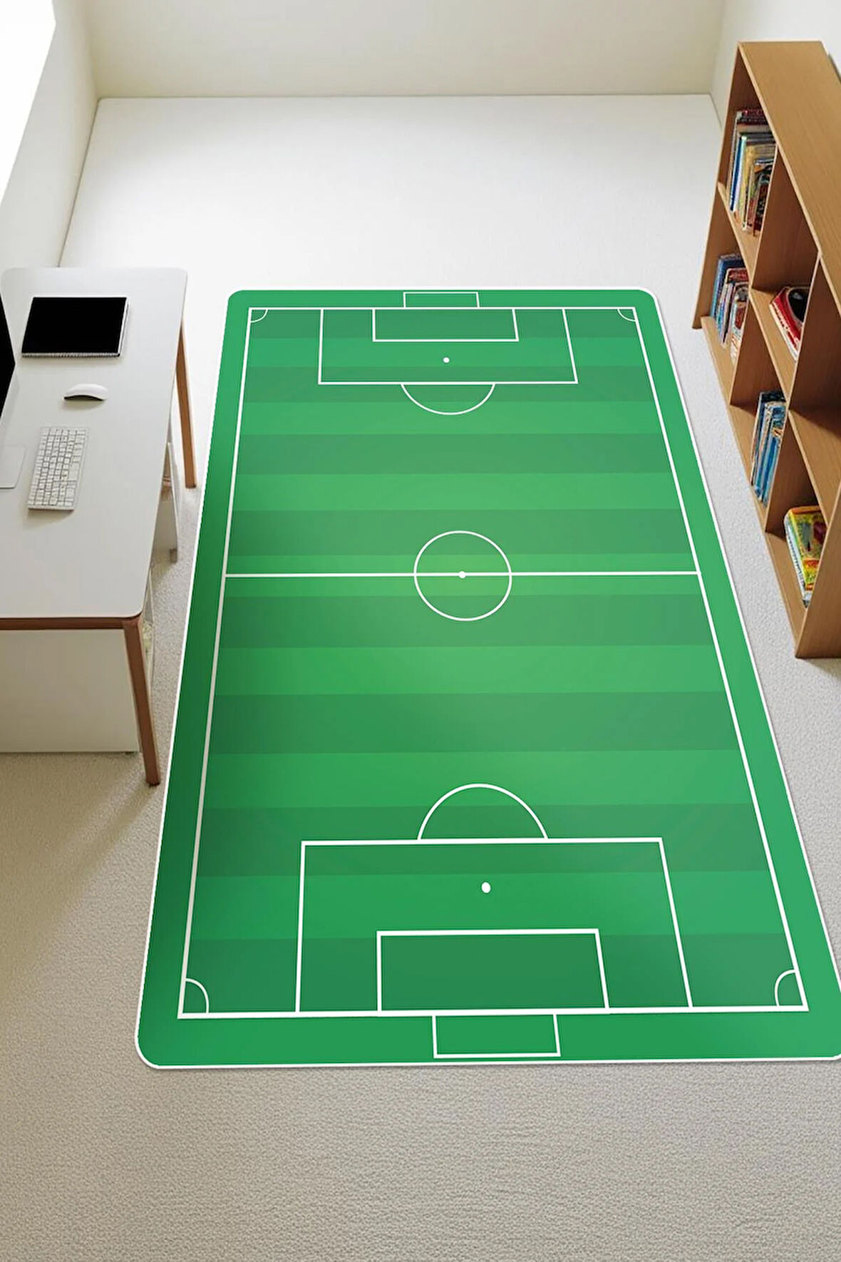  Parlak Kadife Kumaş Dijital Baskı Dot Kaymaz Tabanlı Çocuk ve Genç Odası Halısı H0650