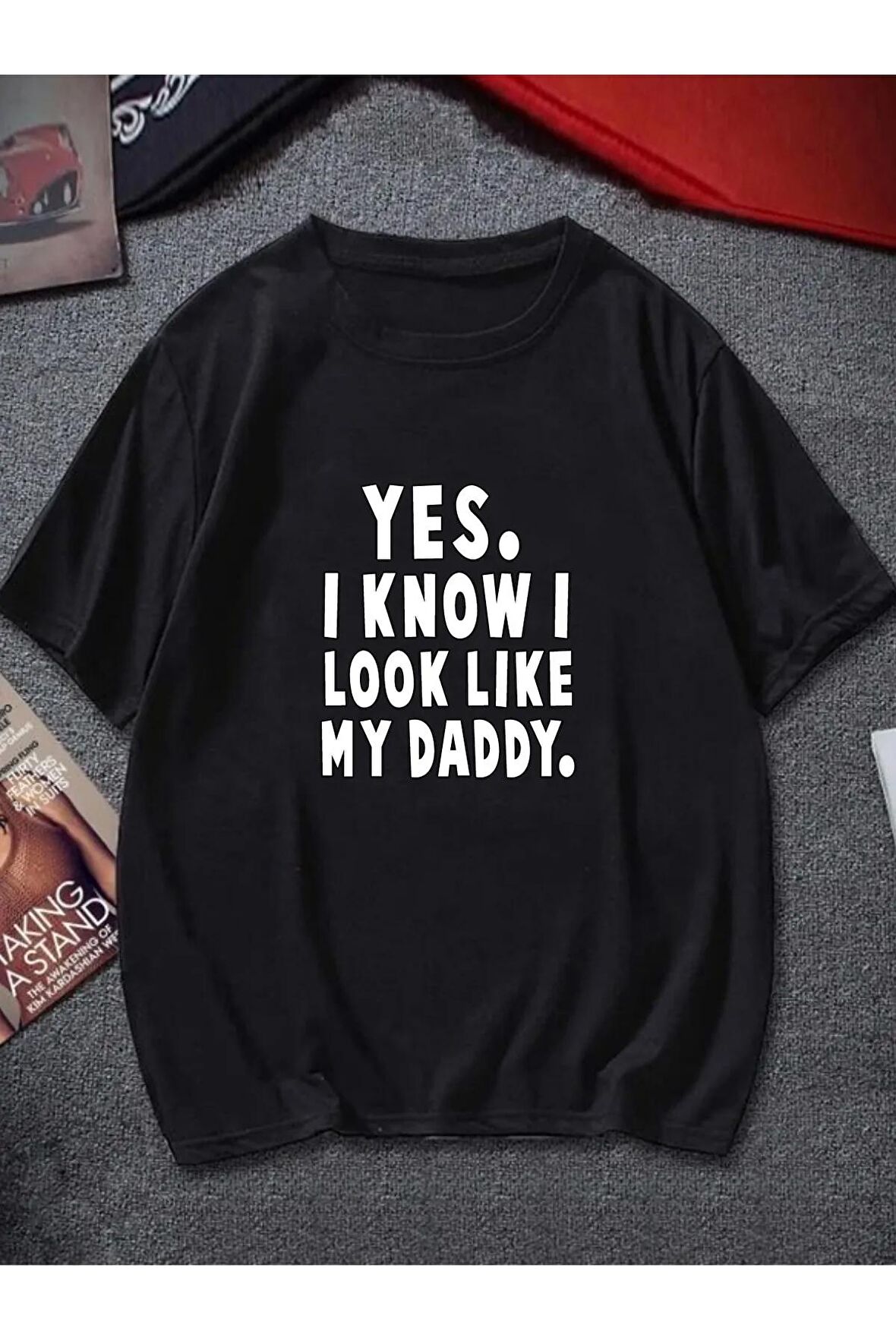 Unisex LOOK LIKE Baskılı Oversize Tshırt