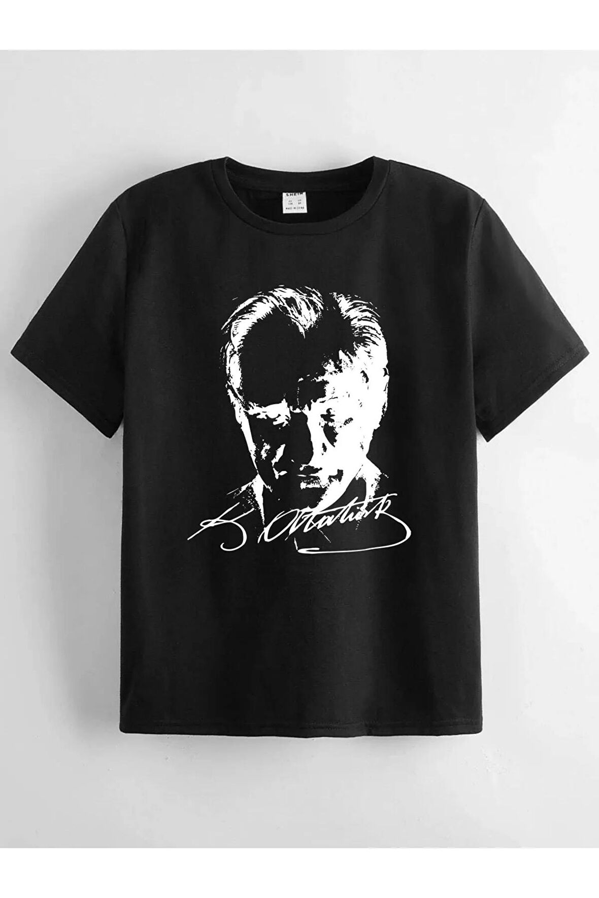 Unisex Rahat Kalıp Pamuklu Baskılı Çocuk T-shirt