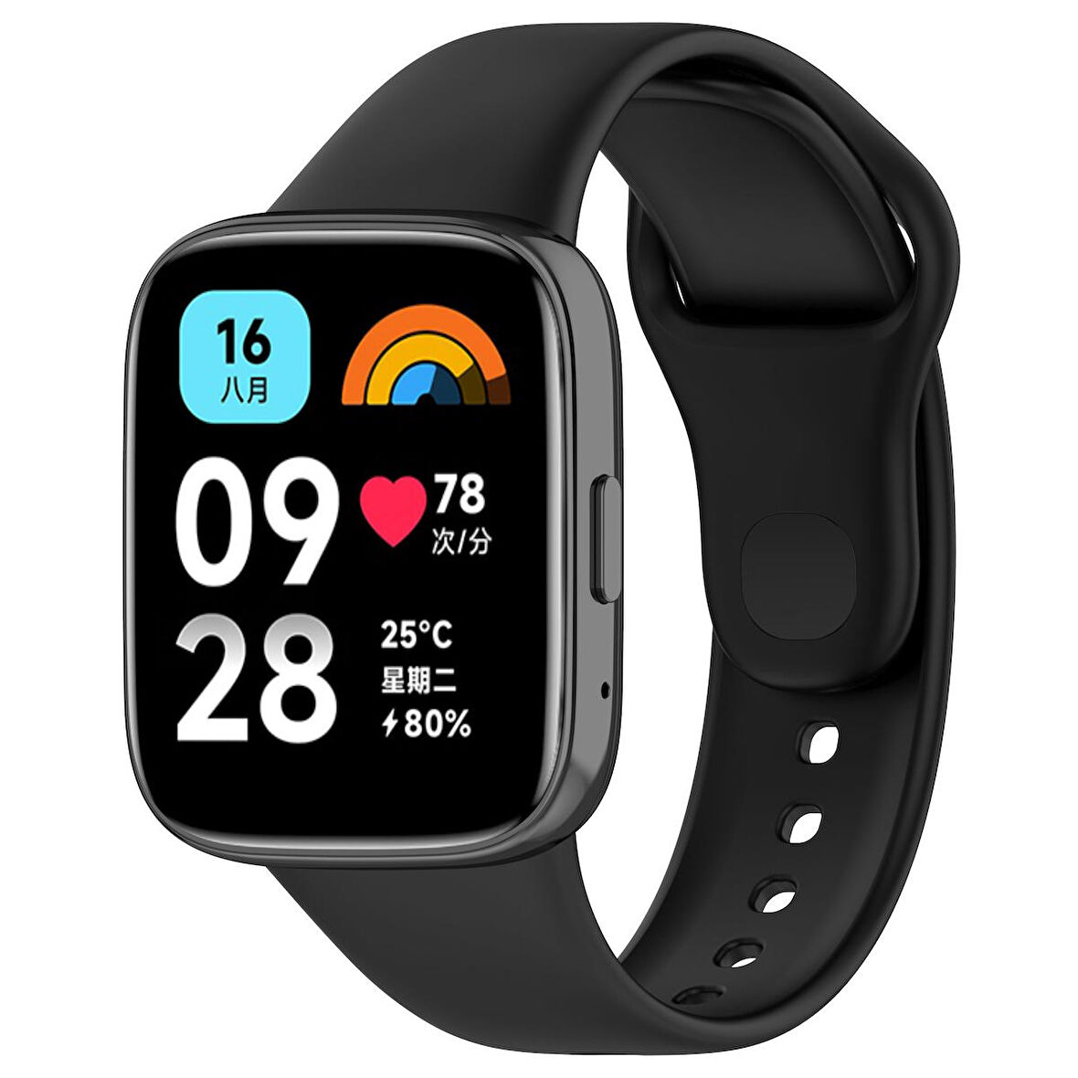 Gpack Xiaomi Redmi Watch 3 Active Kordon Mat Klasik Silikon KRD 70