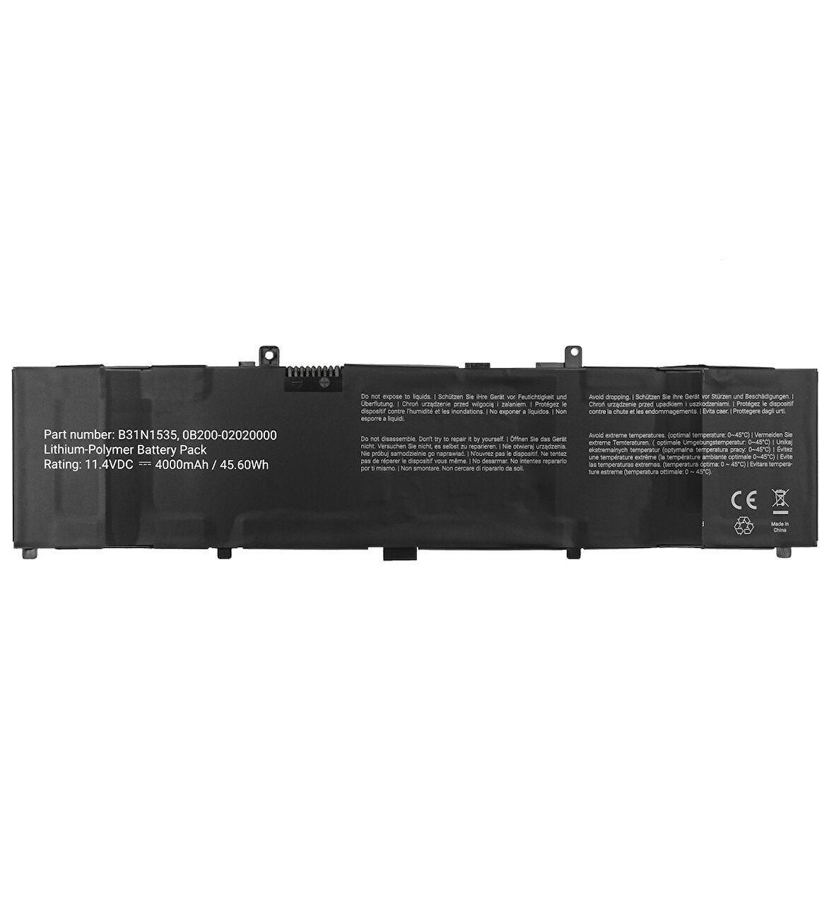Asus U4000U Notebook Batarya Laptop Pil