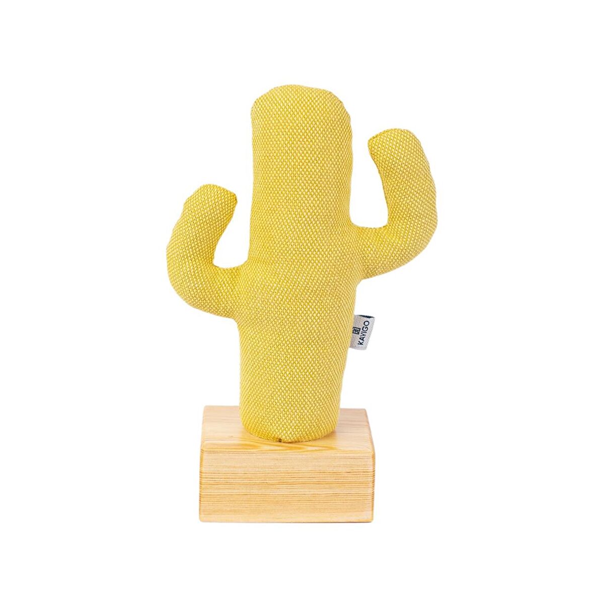Kayigo Cactus Lavanta Dolgulu Gri Notluk / Ahşap - Sarı