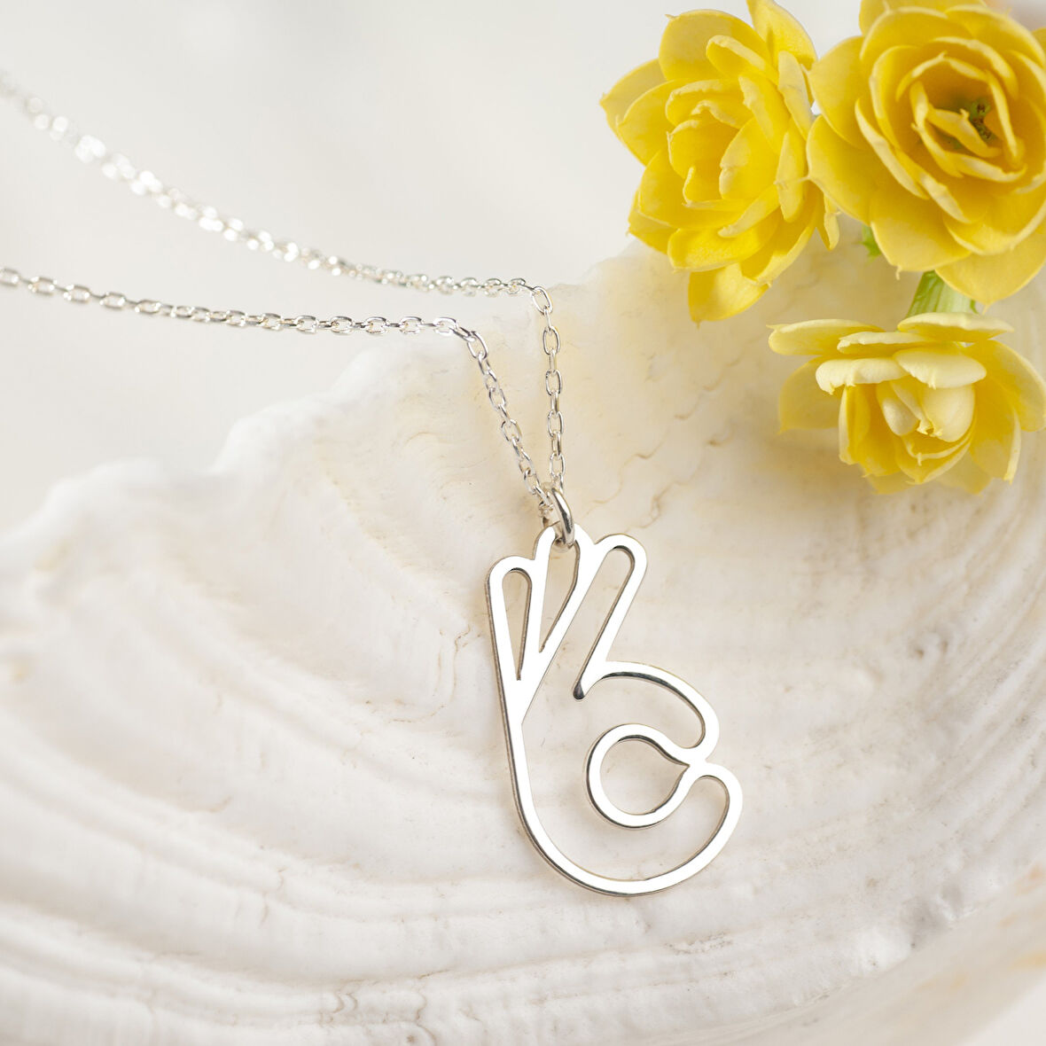 925 Ayar Gümüş Beğeni Kolye Özel Tasarım