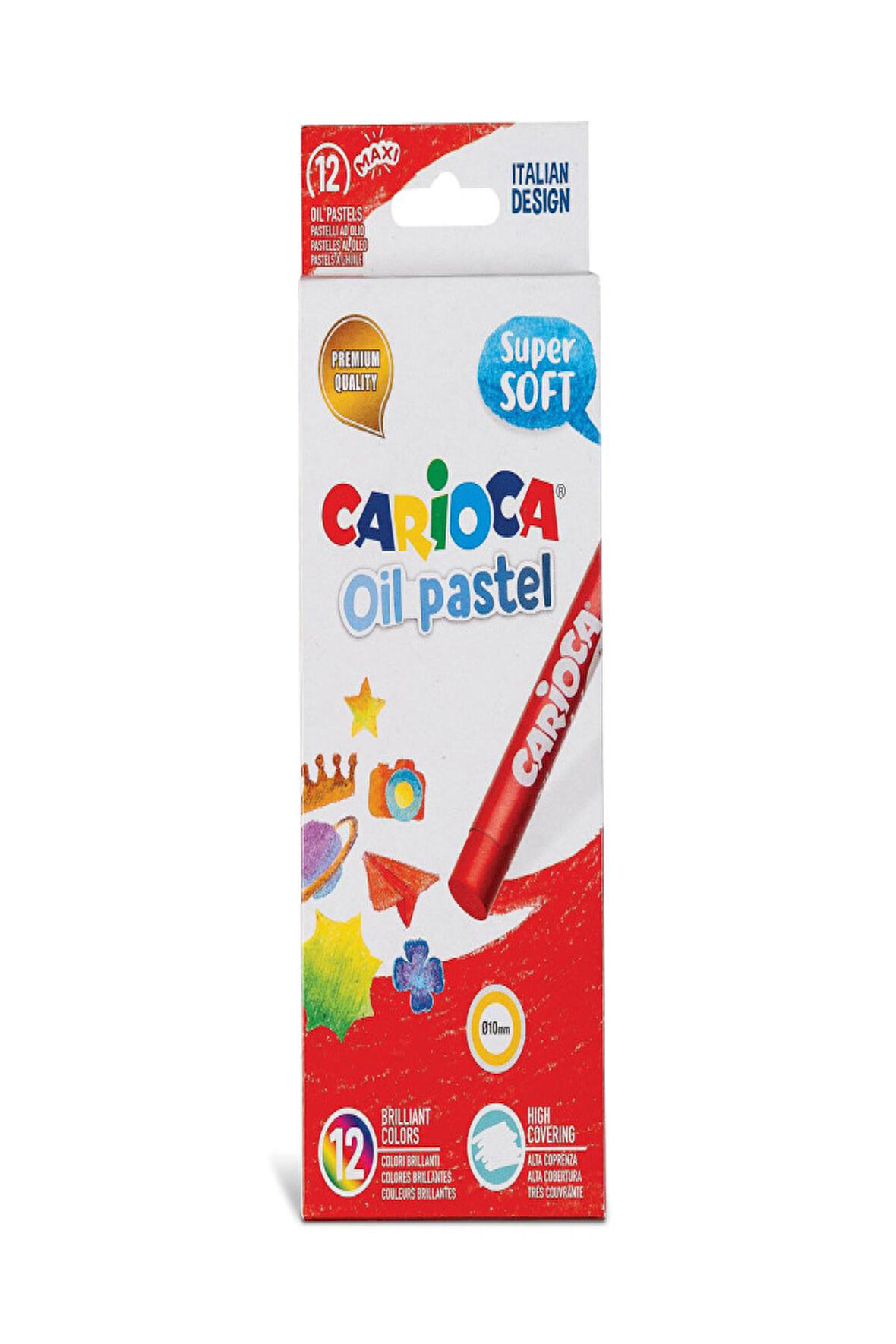 Carioca Yağlı Pastel Boya Kalemi 12Li 43277