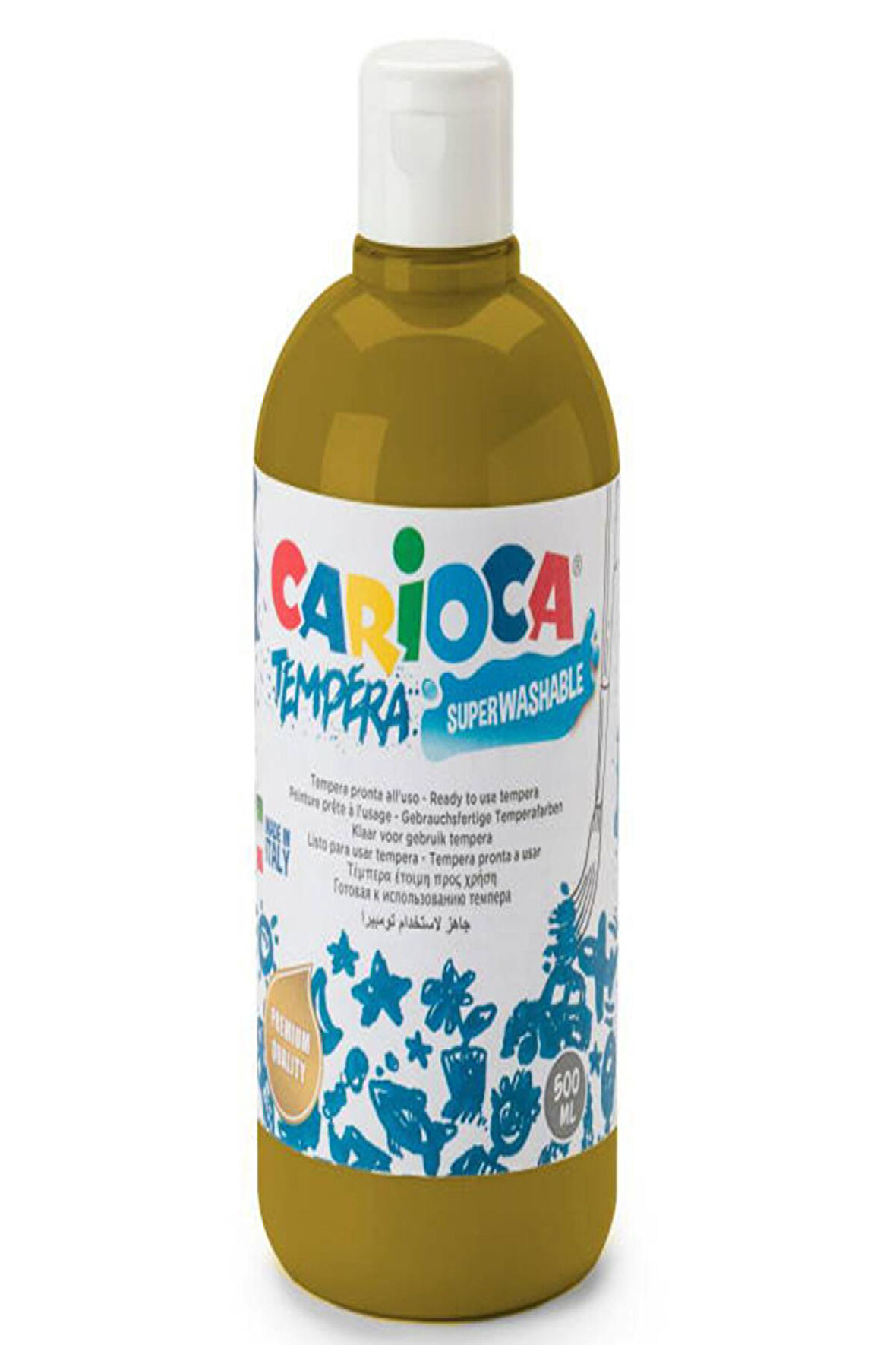 Carioca Tempera Suluboya Süper Yıkanabilir Açık Kahverengi 500 Ml Ko027/07