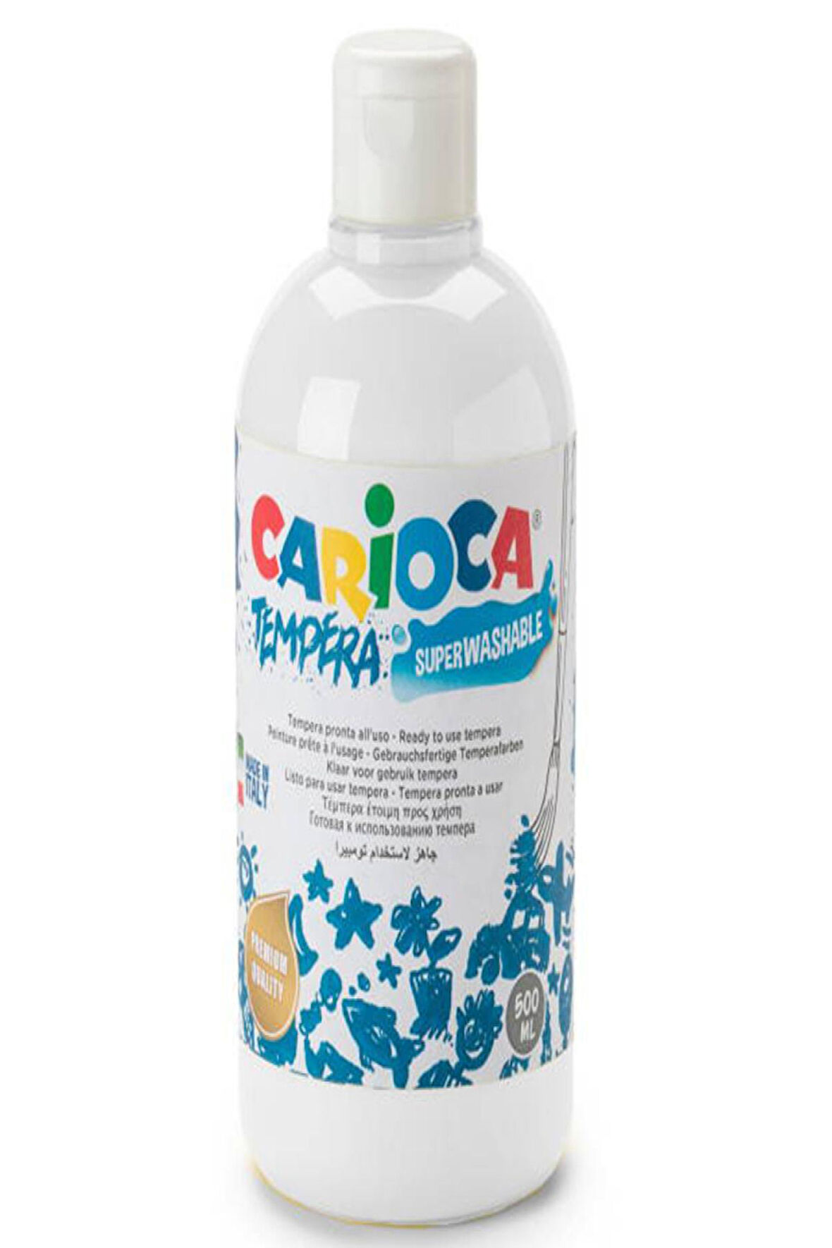 Carioca Tempera Suluboya Süper Yıkanabilir Beyaz 500 Ml Ko027/01