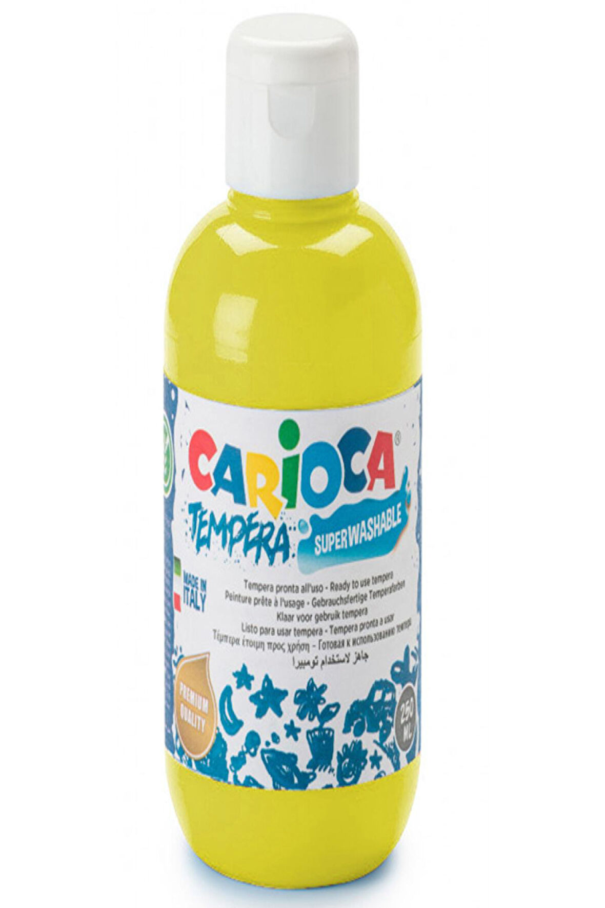 Carioca Tempera Suluboya Süper Yıkanabilir Sarı 250 Ml Ko024/03